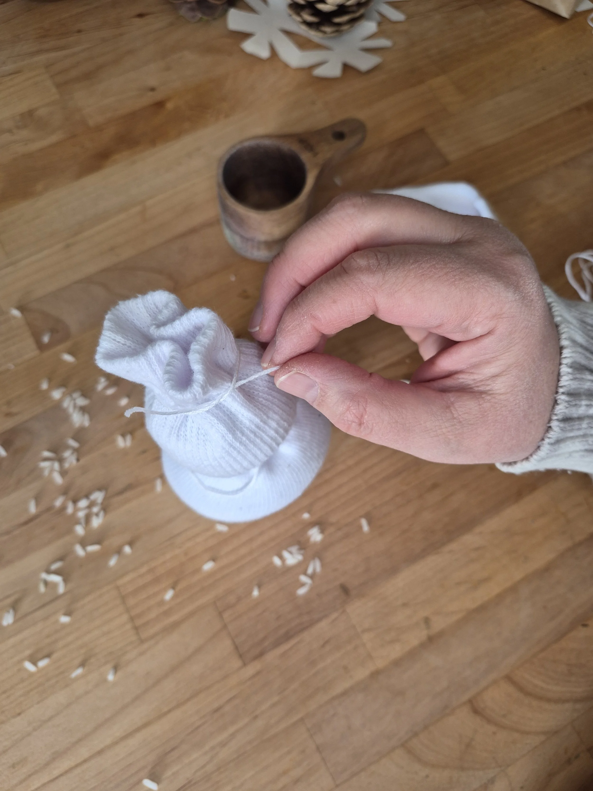 Repeat to create a smaller head shape. 