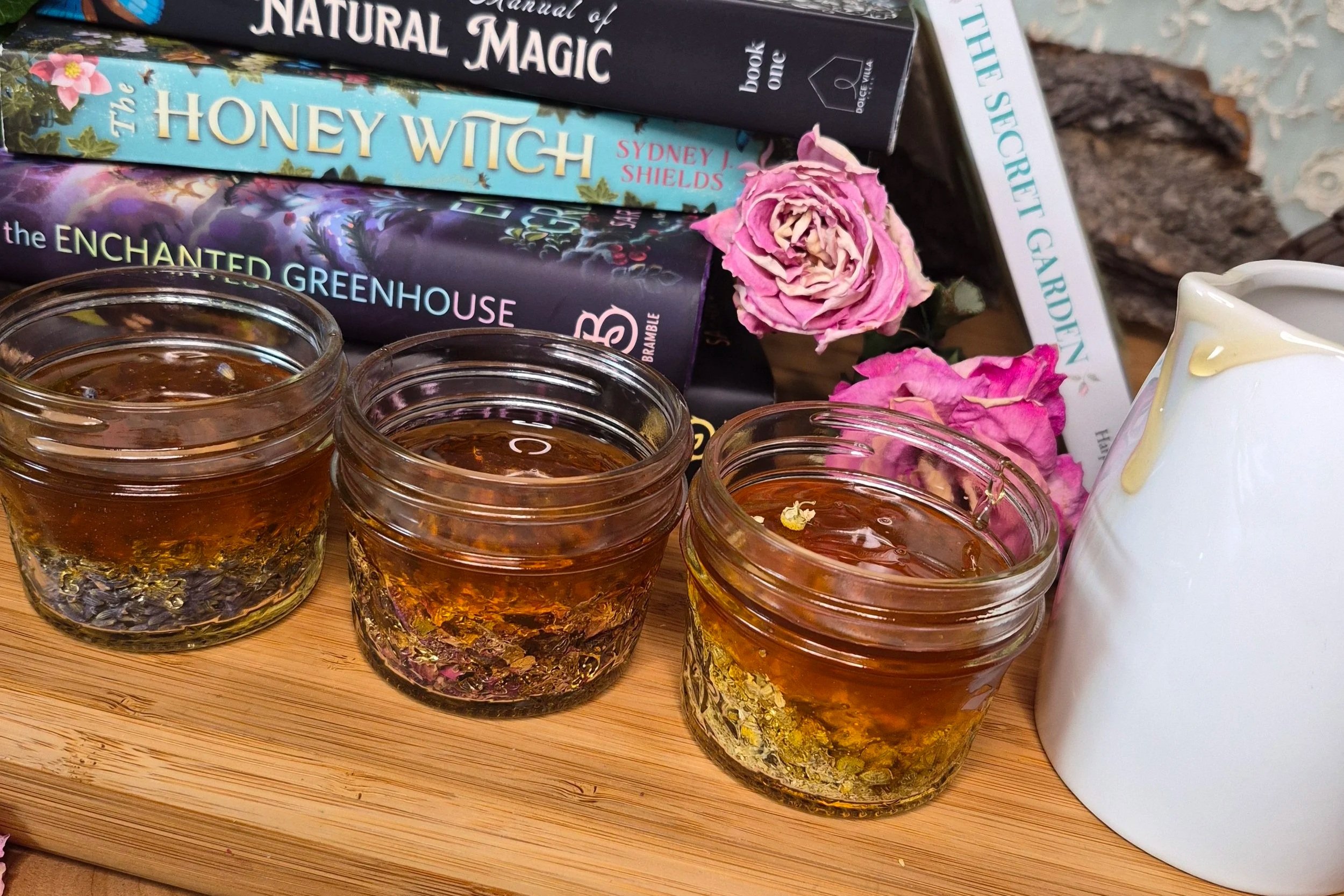 The Apothecary Pantry: Making Floral-Infused Honey for Cozy Reading Days