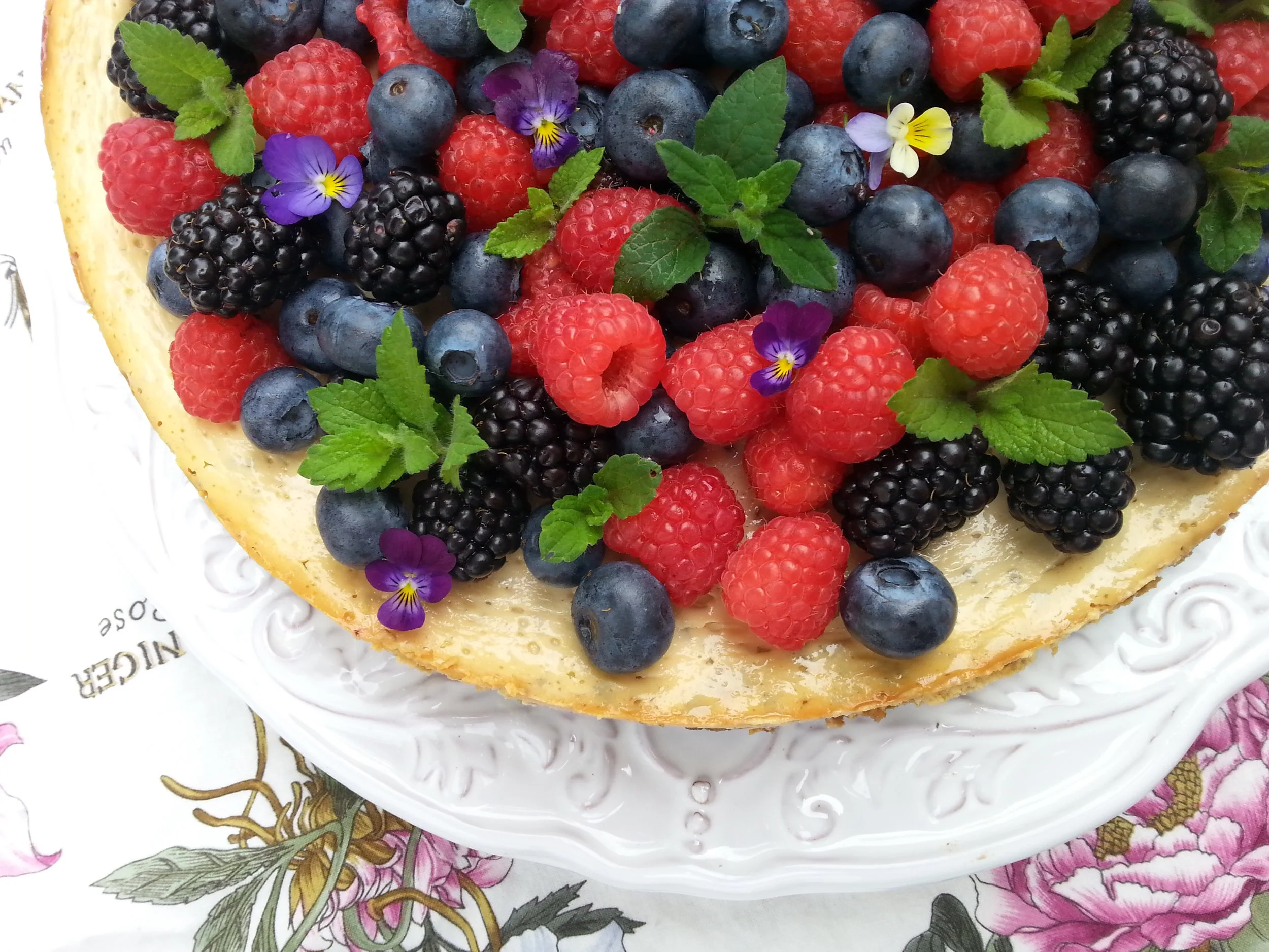 Lemon Balm Cheesecake Recipe