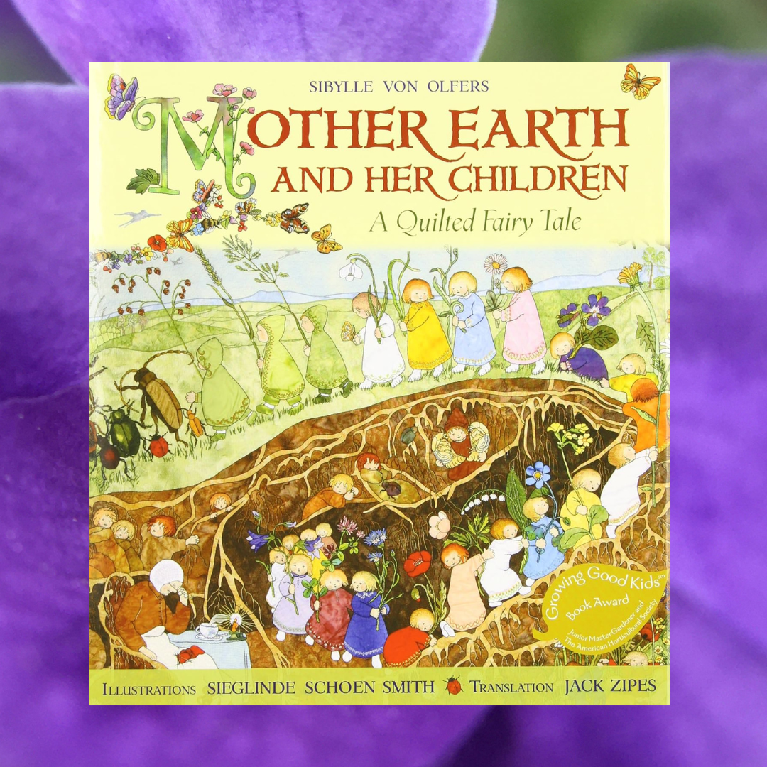 BookCoverBySibylleVonOlfers_OverlayingVioletFlower