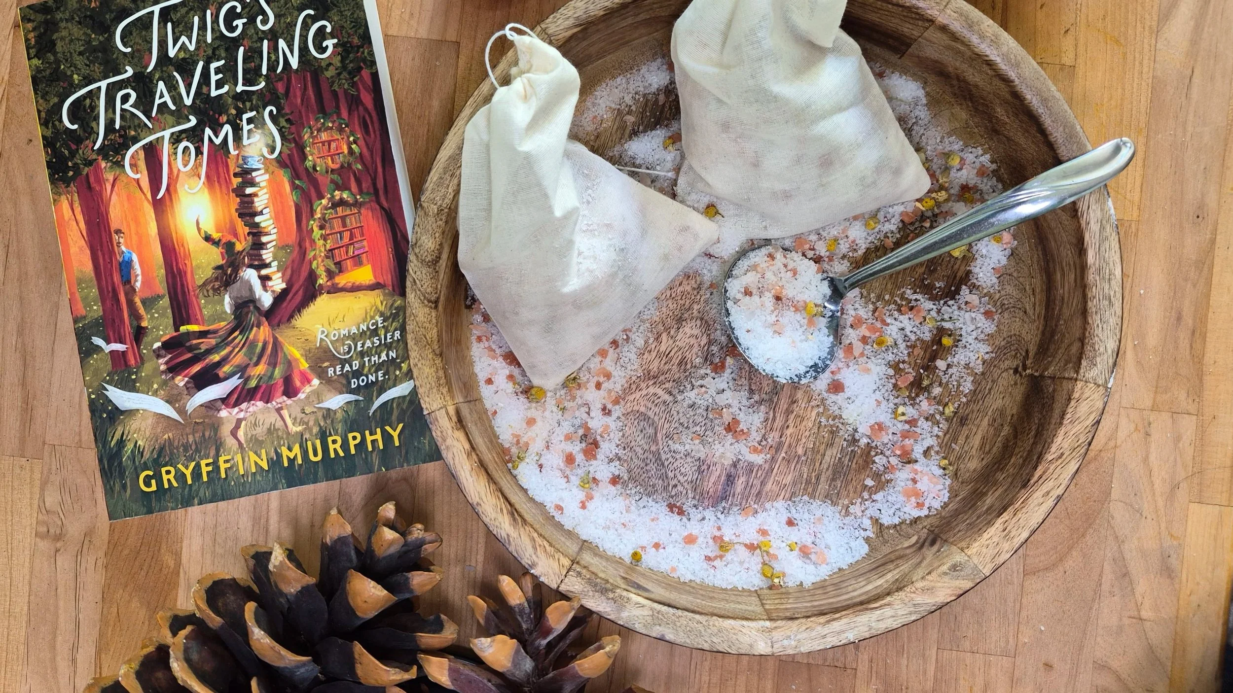 DIY Bookish Chamomile Bath Salts: Inspired by Twig’s Traveling Tomes