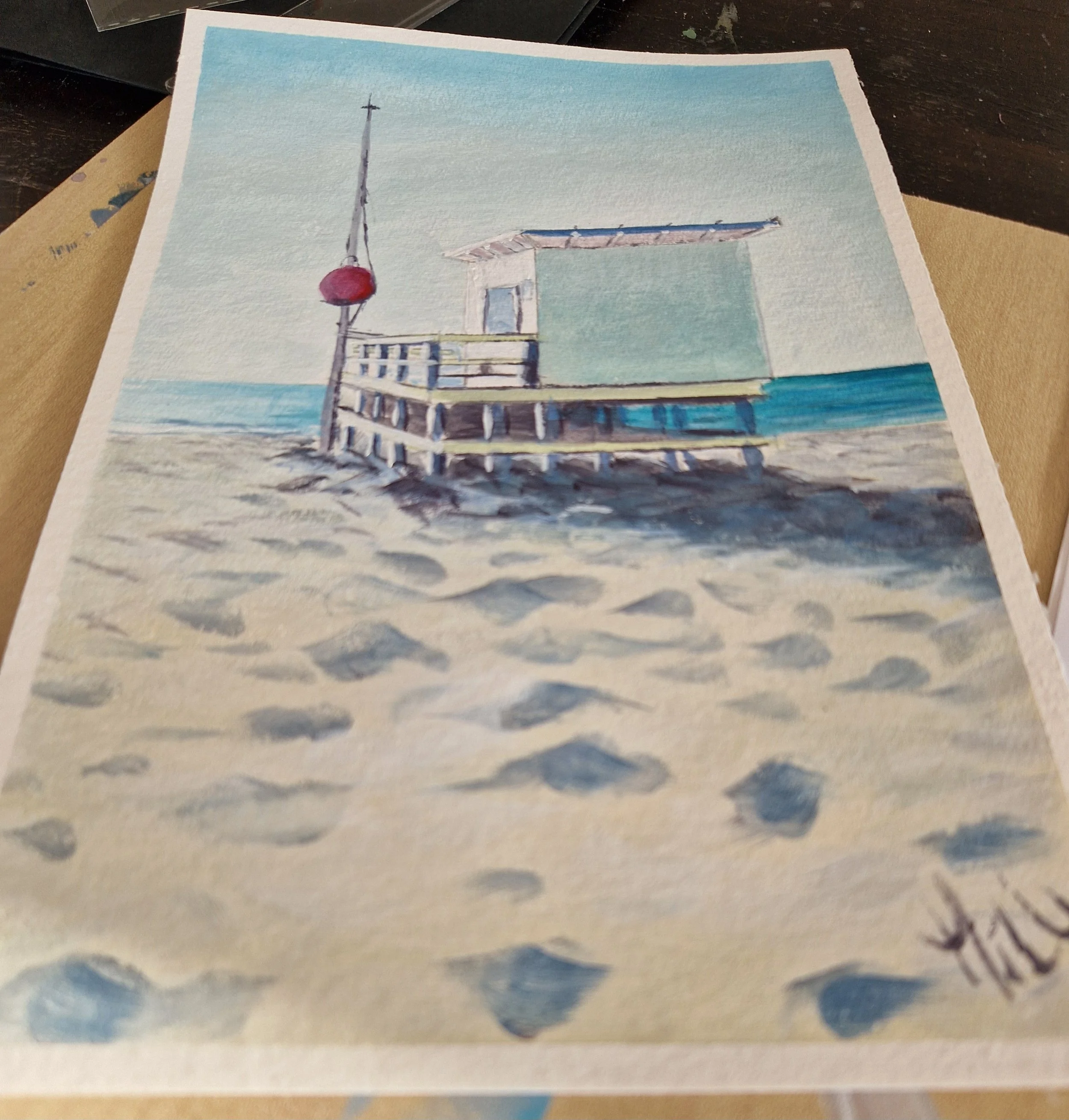 Strandszene -verkauft-