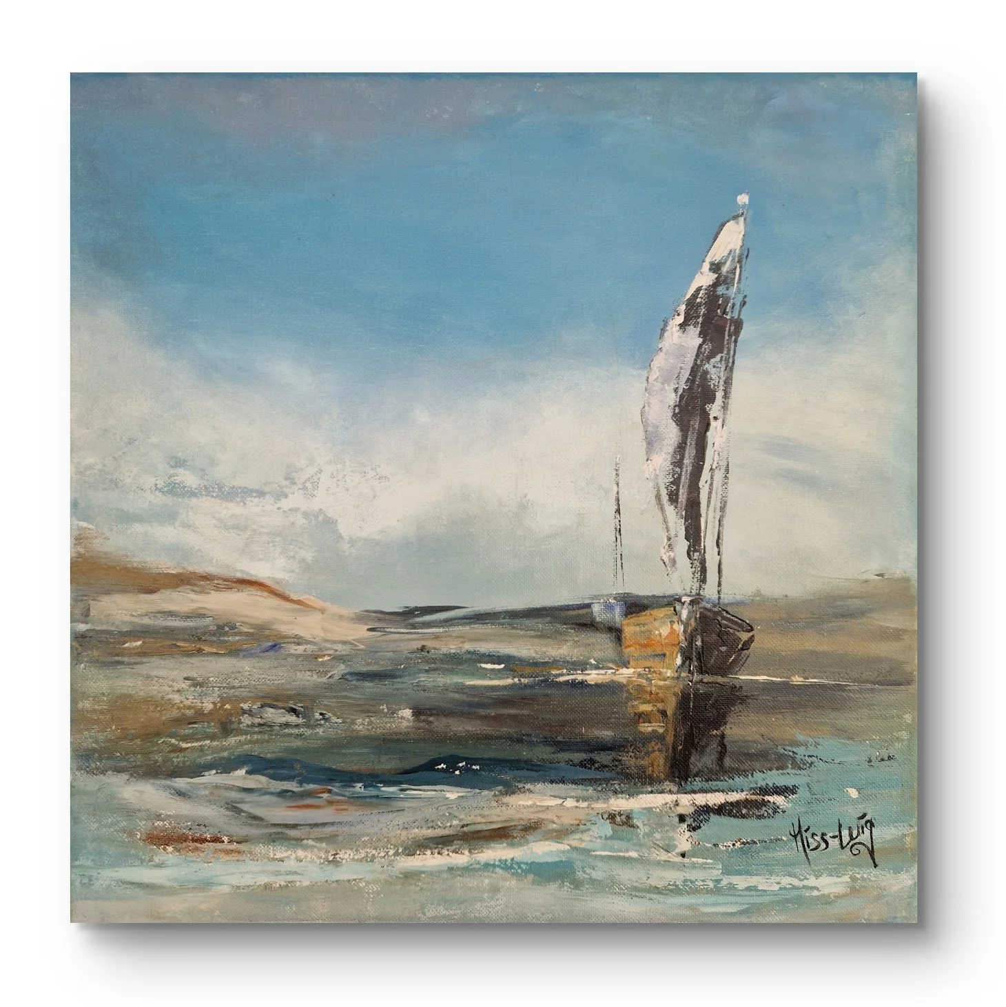 Kompass des Lebens 40x40 inkl. Holzrahmen weiß.jpg