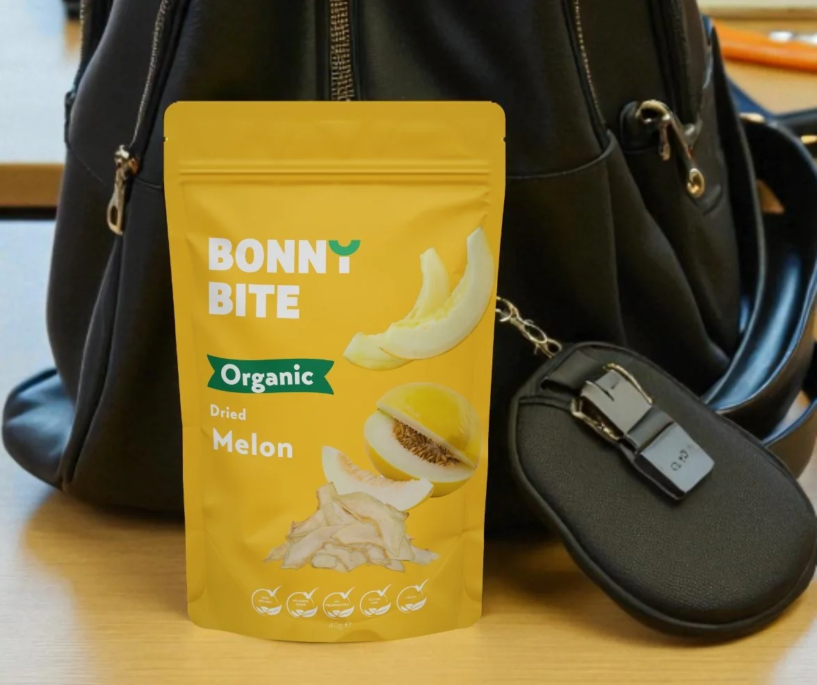 Experience a cosmic burst of flavour with Bonny Bite Organic Dried Melon!
Sweet, pure, and out-of-this-world delicious 🌟
Your new go-to snack &mdash; naturally tasty and handy enough to pop in your bag! 

#bonnybiteuk #snacks #organic #organicmelon 