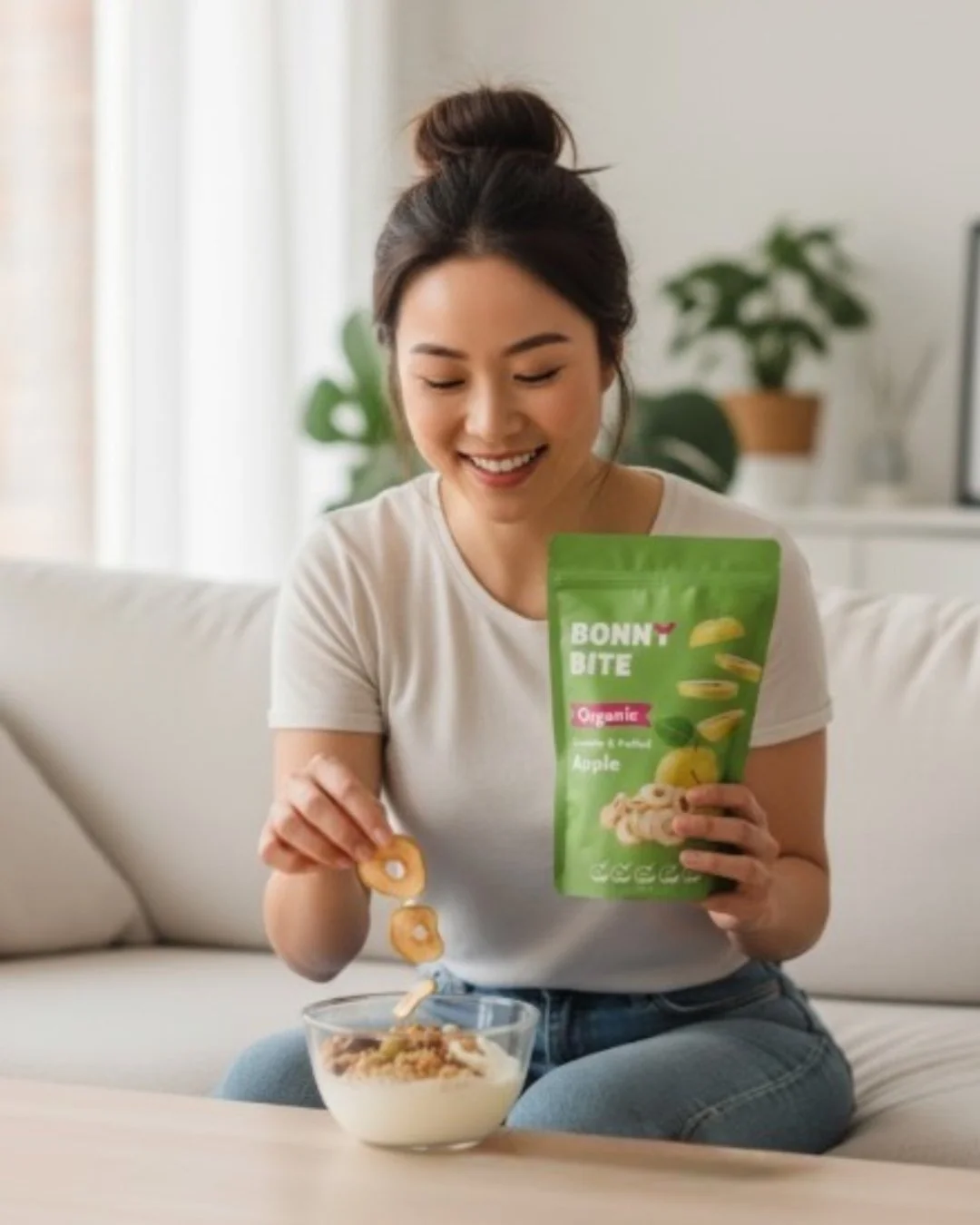 Bonny Bite&rsquo;s organic, natural goodness makes your mornings brighter &mdash; on cereal, yogurt, or straight from the pack. Fuel your day the tasty way!

#bonnybiteuk #organic #apple #organicapple #organicsnacks #snack #snacks #snacking #healthy 