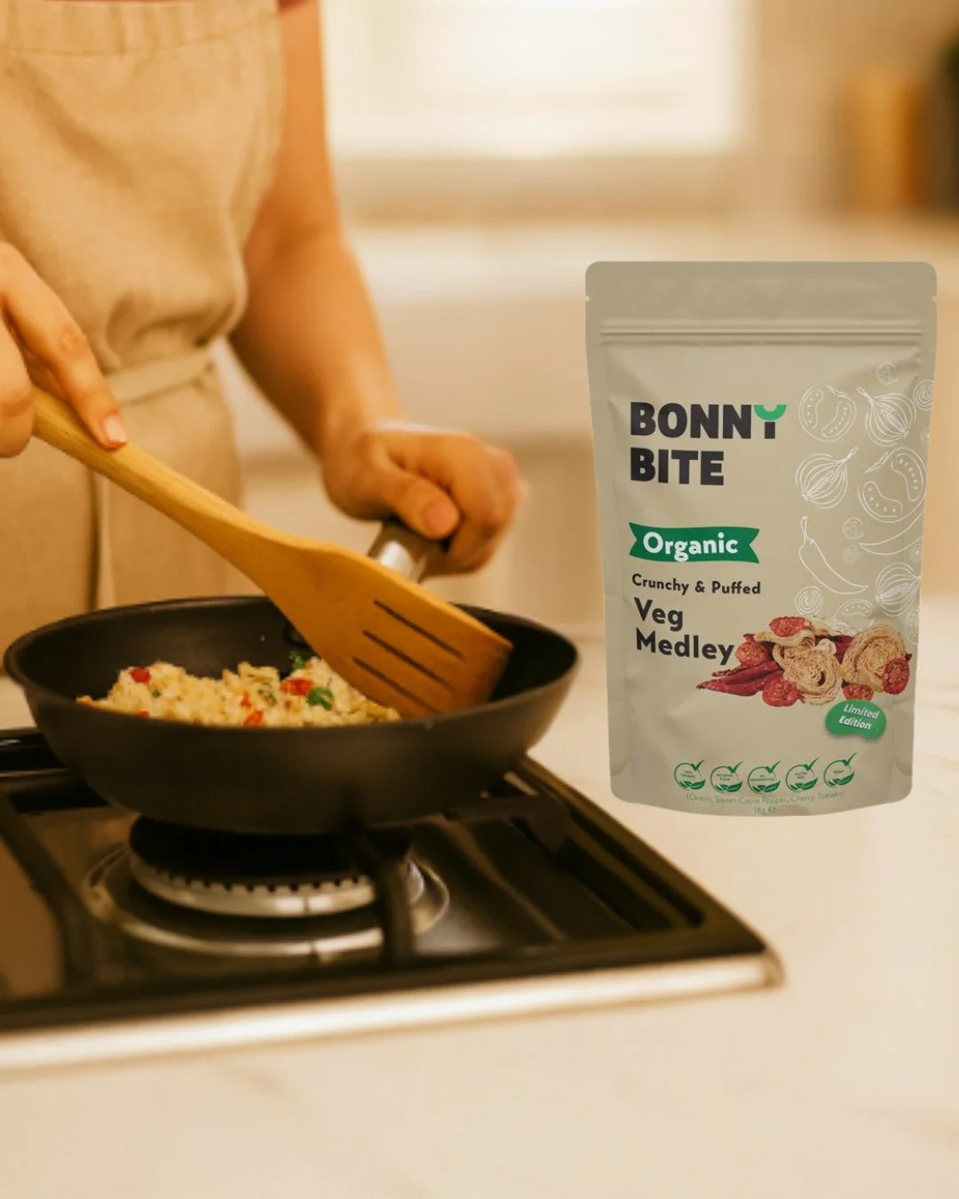 Give your meals a colourful boost with Bonny Bite Veg Medley 

Crispy, vibrant, and naturally delicious &mdash; it&rsquo;s the easiest way to elevate salads, bowls, soups, and snacks with extra texture and flavour.

#bonnybiteuk #vegan #snacks #veget