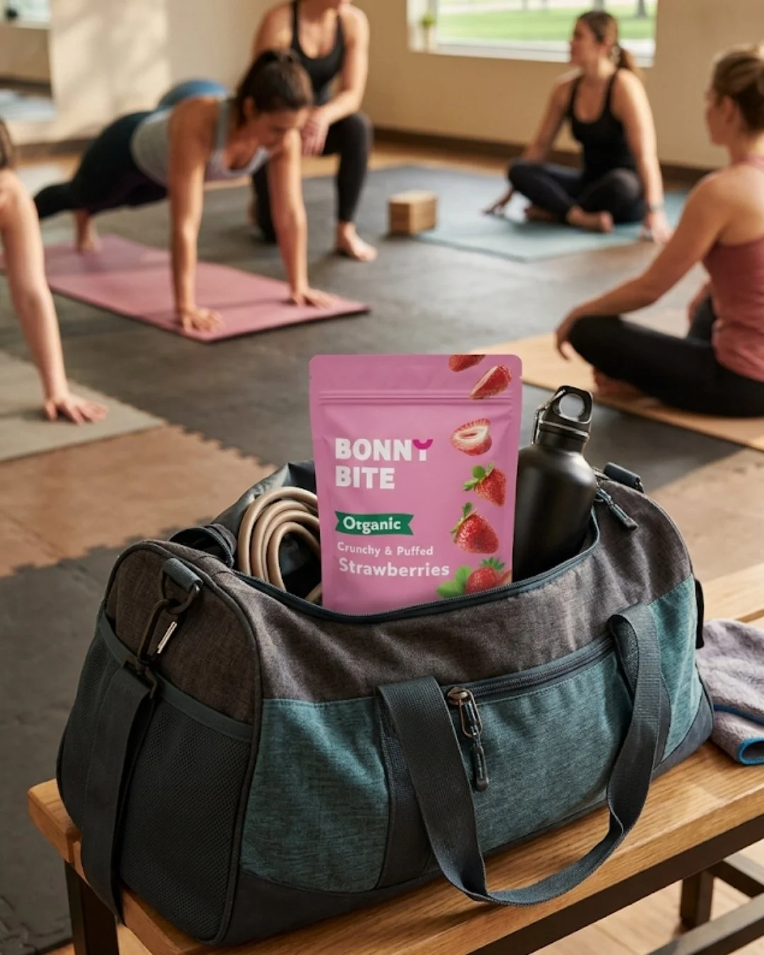 Forget the endless sit-ups&mdash;we&rsquo;ve found a much tastier way to get your crunch in. Our Crunchy &amp; Puffed Strawberry packs are the ultimate gym bag wingman. Lightweight, bursting with real fruit flavour, and zero "post-workout guilt.