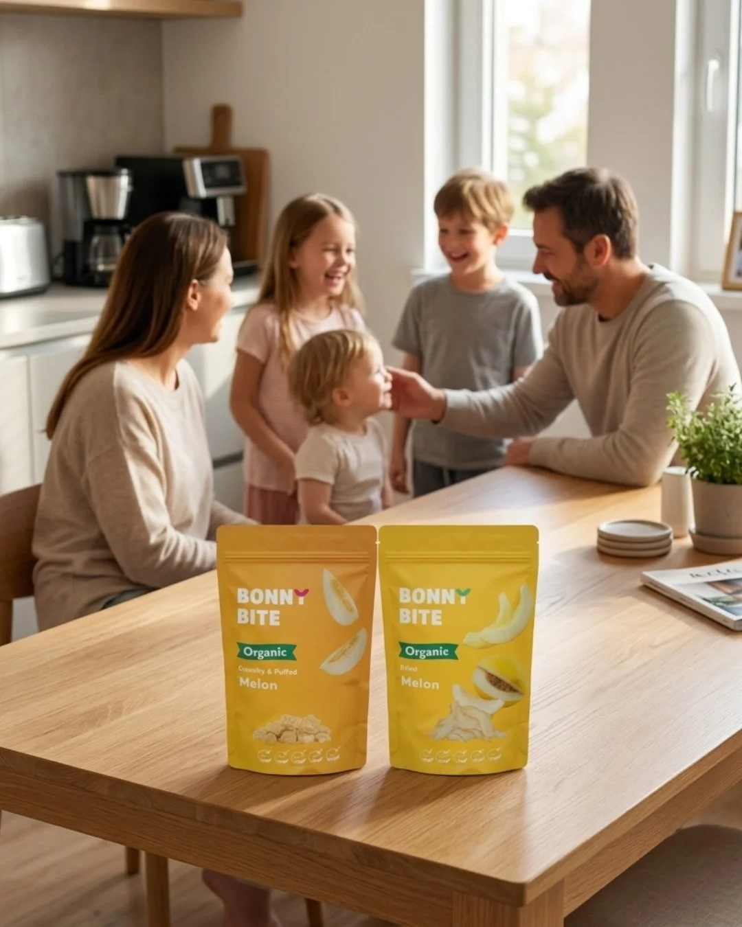 From tiny hands to the heads of the household, our melon snacks are designed for the whole family to enjoy. We believe that what's on the table should be wholesome enough for the kids and delicious enough for the adults. It&rsquo;s the rare "eve