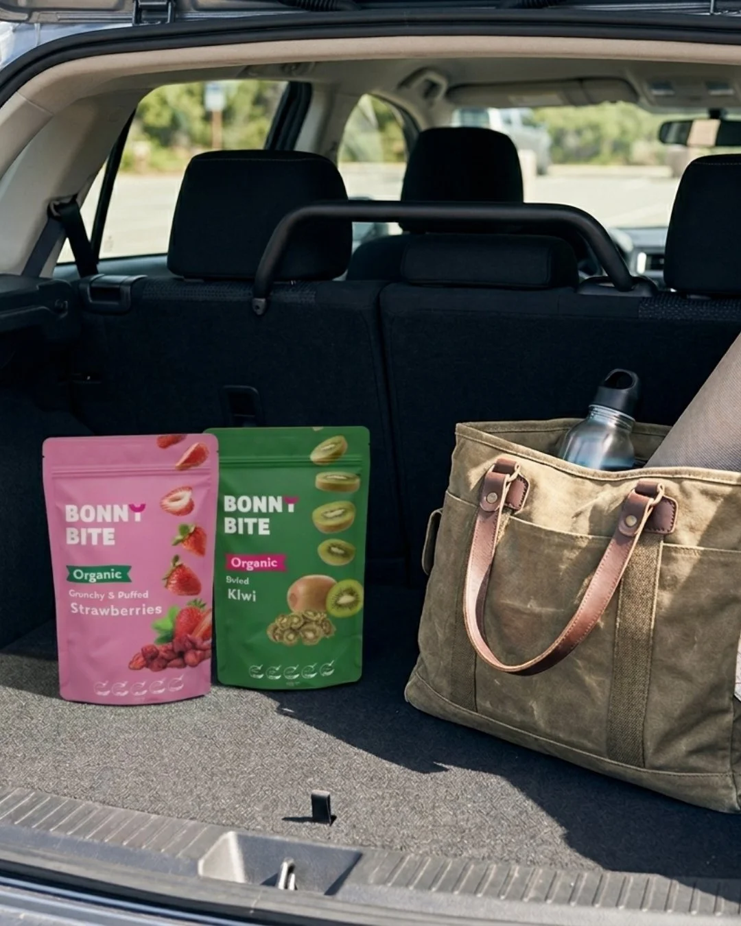 Wherever your day takes you, don&rsquo;t forget to pack the good stuff. Our Crunchy &amp; Puffed Strawberries and Dried Kiwi are perfectly portable, completely mess-free, and ready for your next adventure!

www.bonnybite.co.uk
#healthyeating #Snack #