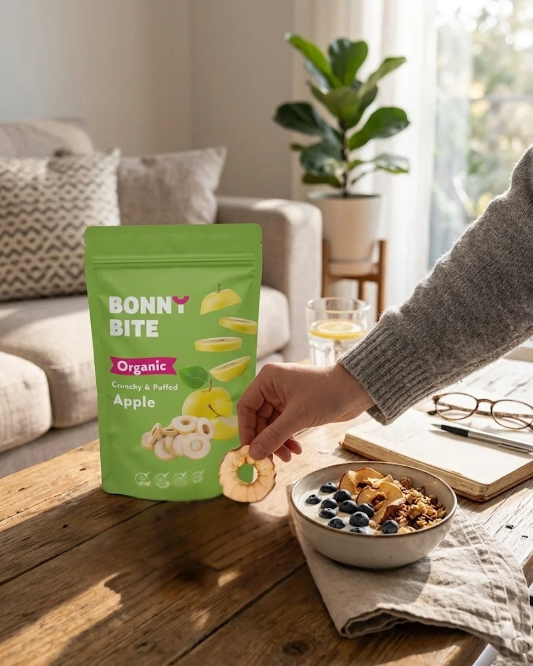 Tired of the same old breakfast routine? Add a satisfying crunch to your morning oats, yogurt, or smoothie bowls with our Crunchy &amp; Puffed Apple. It&rsquo;s the perfect blend of texture and natural sweetness to take your breakfast from "meh&