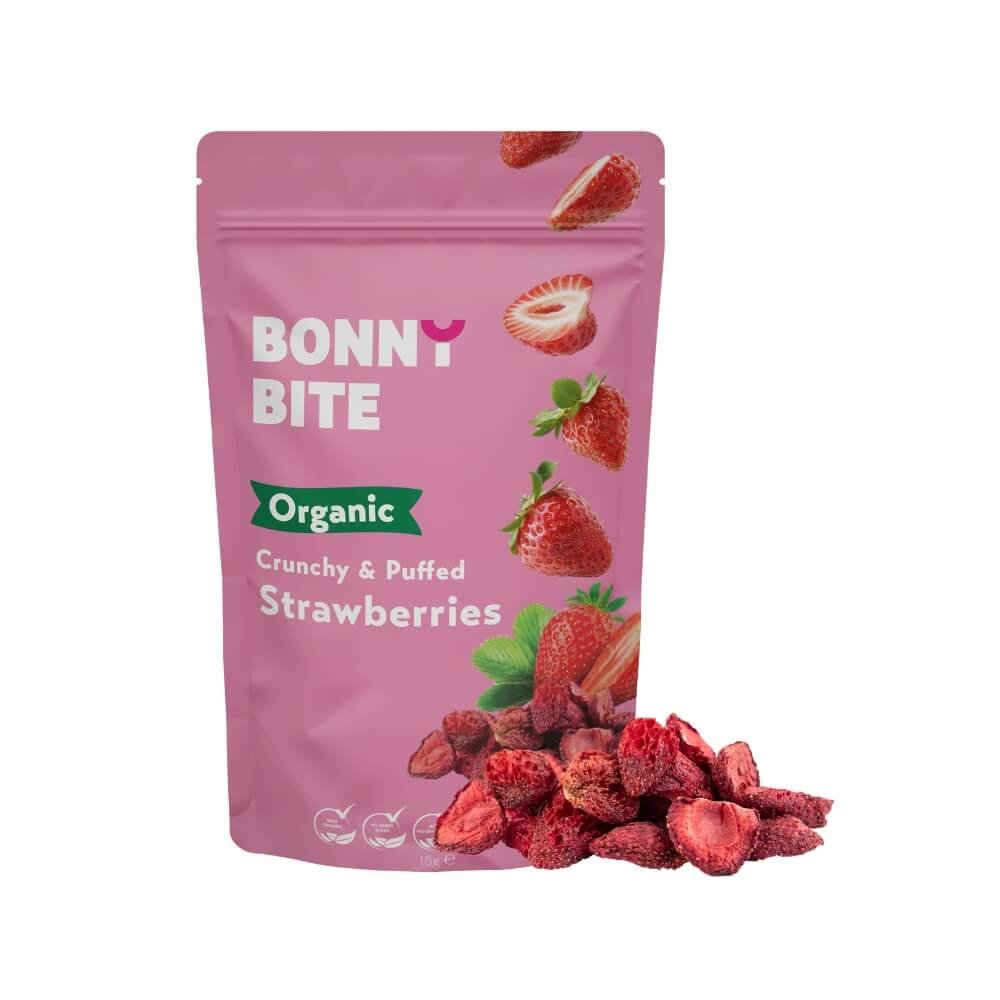 Crunchy & Puffed Strawberries