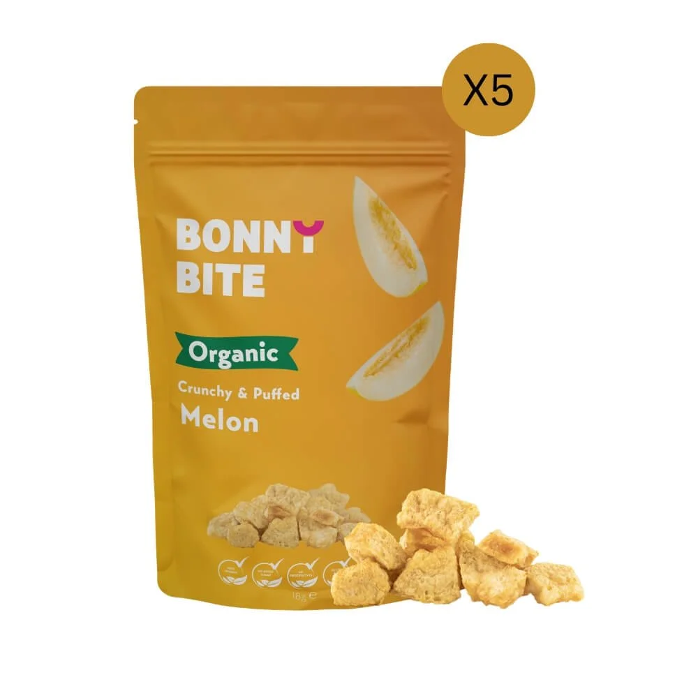 Crunchy & Puffed Melon: 5 Pack