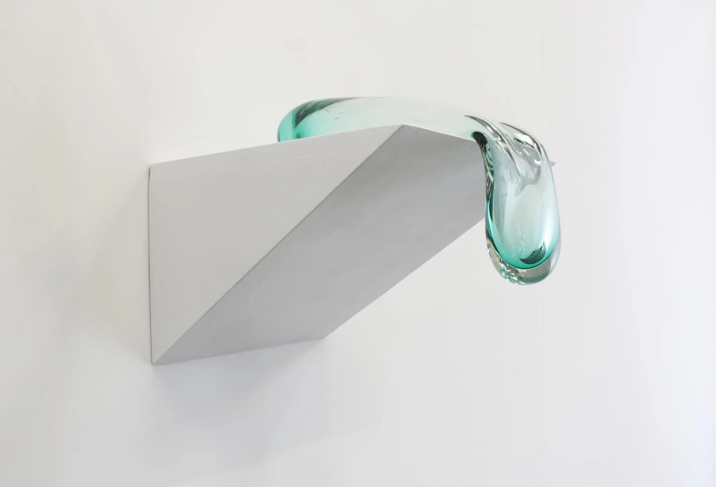 I&rsquo;m excited to share one of my new glass works. Since I can remember, I&rsquo;ve had vertigo and I wanted to reflect that sense fear in trepidation in these pieces. Deliberately lacking in machismo, getting the material to flop over the edge of