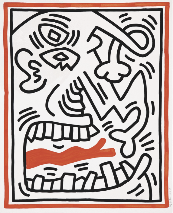 Untitled (Aztec Face)