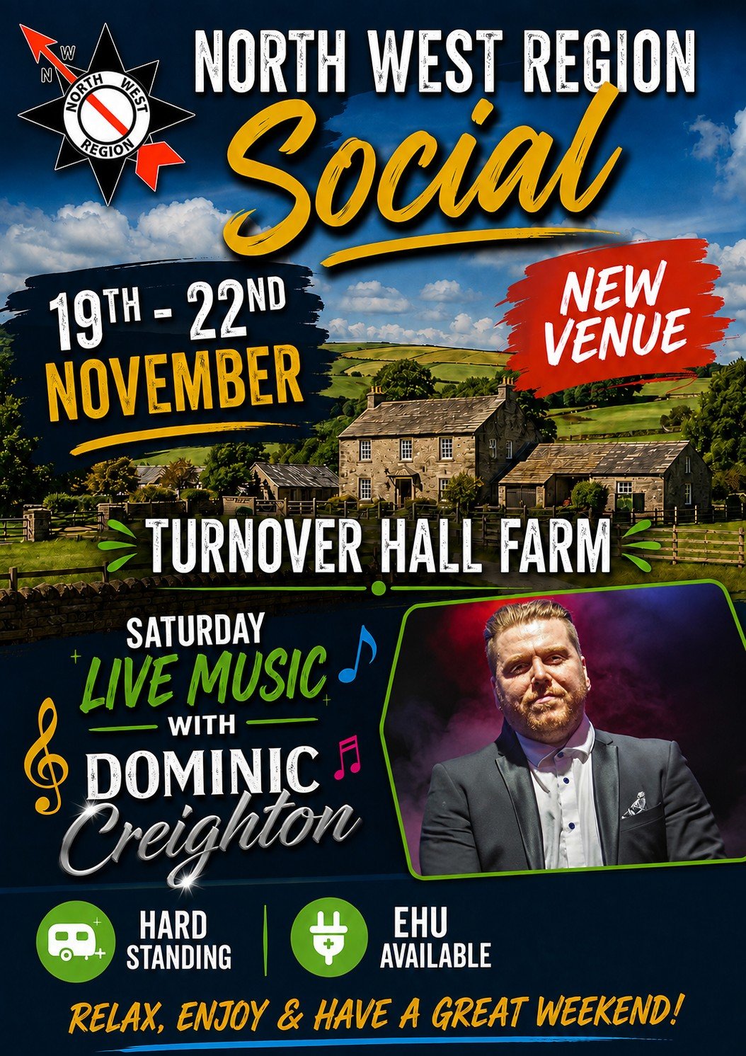 North West Region Social has A NEW VENUE!!