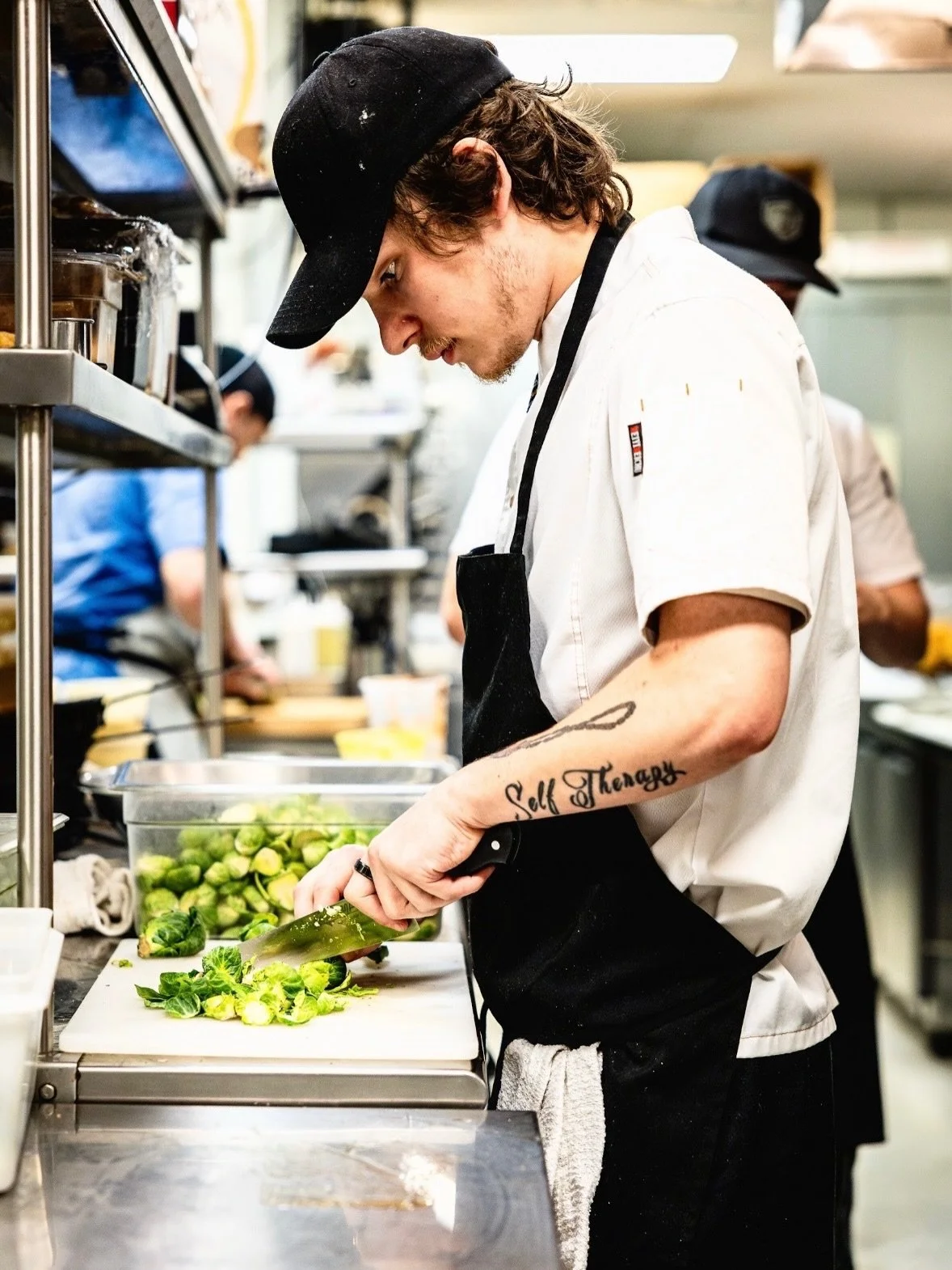 Last night we bid farewell to our Sous Chef @ryan.cultrona after 2&frac12; years at Rood. We&rsquo;re proud to say we&rsquo;re the place where you honed your craft, cut your teeth, and prepared for more. 

Chicago is lucky to have you, Chef. We can&r