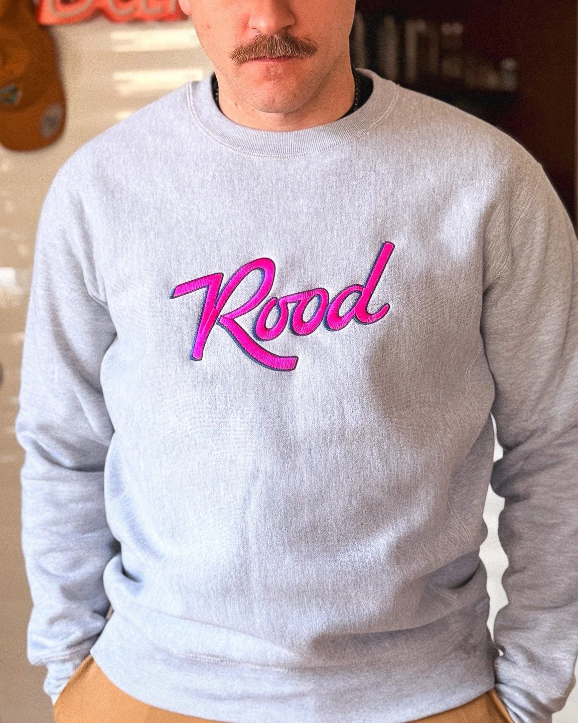 Rood Goods now available. Just a little something to take with you. 🩷 

Snag our new merch while you're dining or at eatatrood.com/merch.