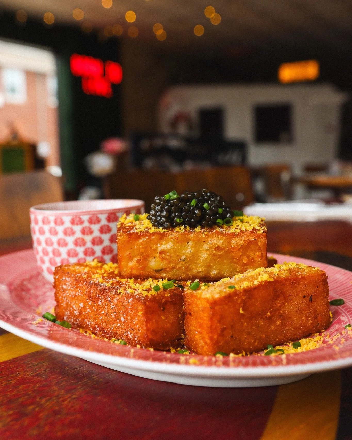 We can&rsquo;t talk about the newest menu arrivals without starting with the Potato Mochi Sticks.

Perfectly crispy on the outside, creamy mashed potato inside. Chef really outdid himself with this one. Served with salt + vinegar, taleggio labneh, mu
