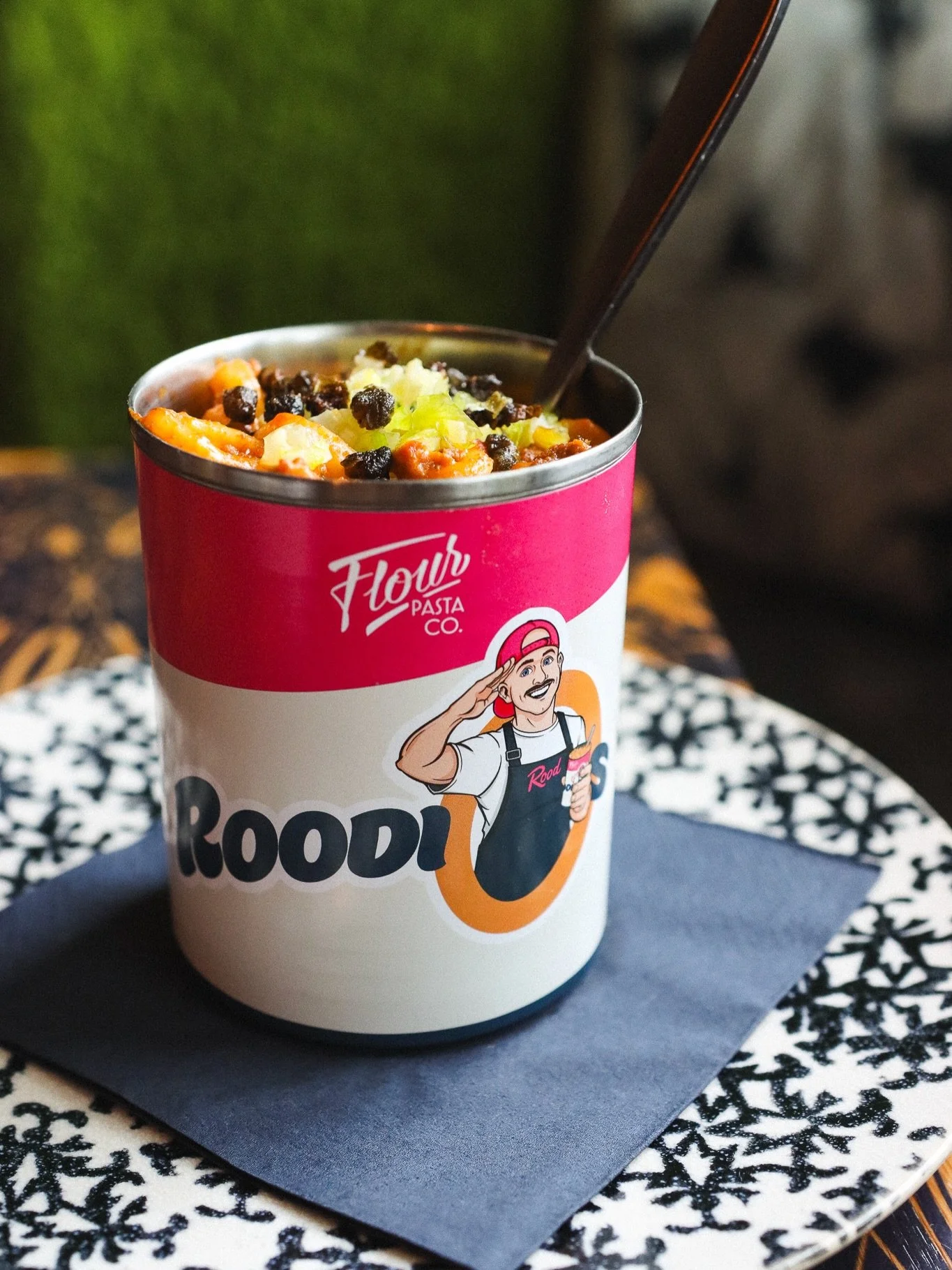 𝗥𝗢𝗢𝗗𝗜𝗢𝗦 :: anellini from the legends @flourpastacompany, made exclusively for us. Wild boar bolognese, Calabrian chilis, celery + fennel gremolata, crispy capers.

And yes, we serve it in a can. An homage to @chefjosherickson&rsquo;s favorite 