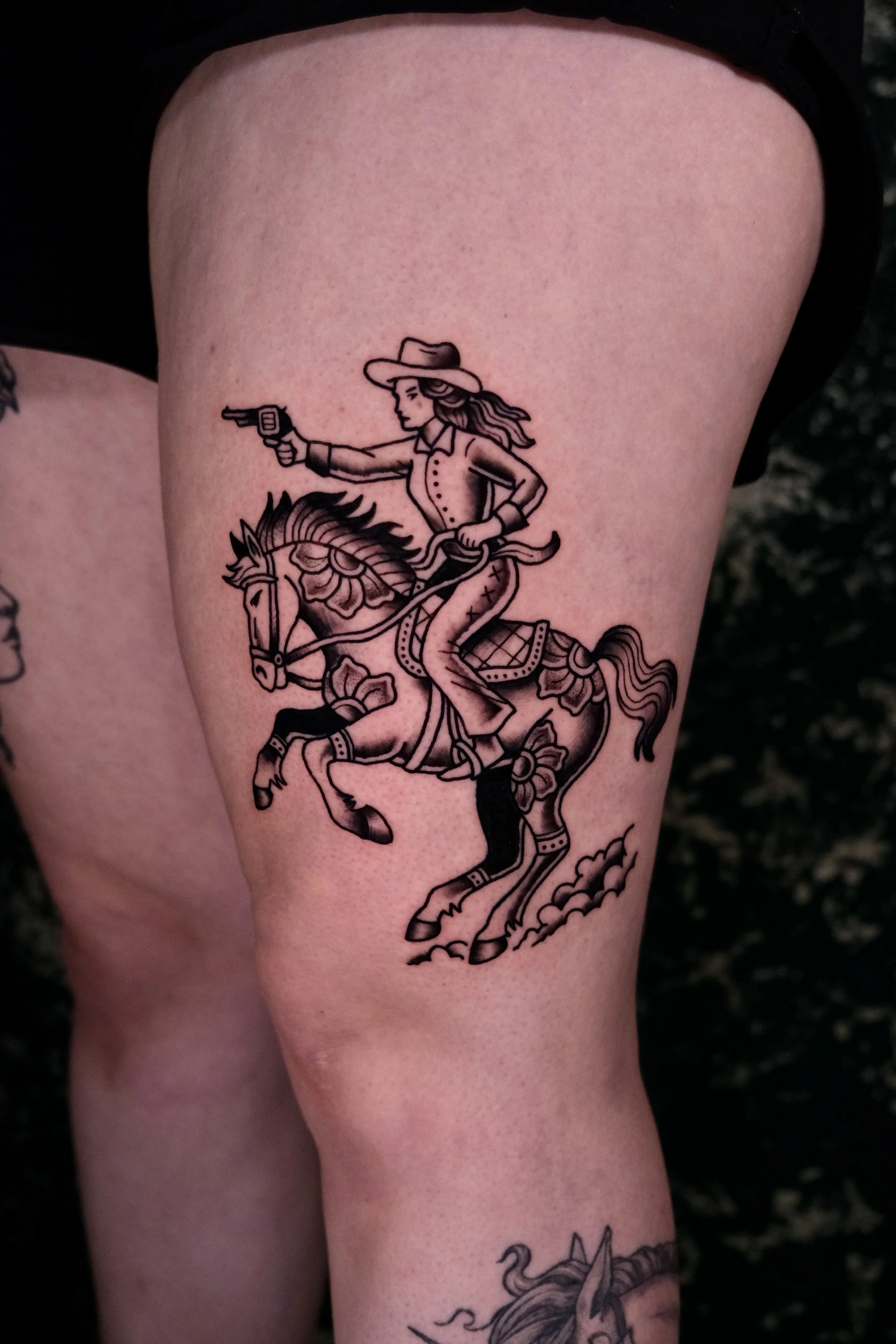 cowgirl tattoo