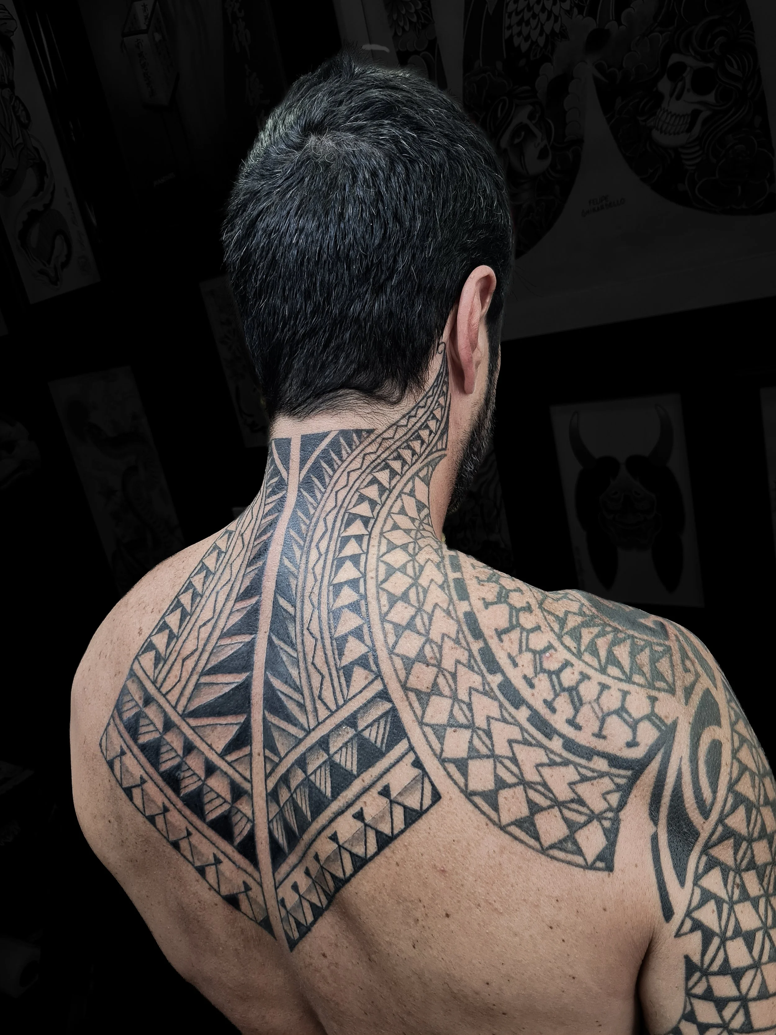 tribal maori tattoo