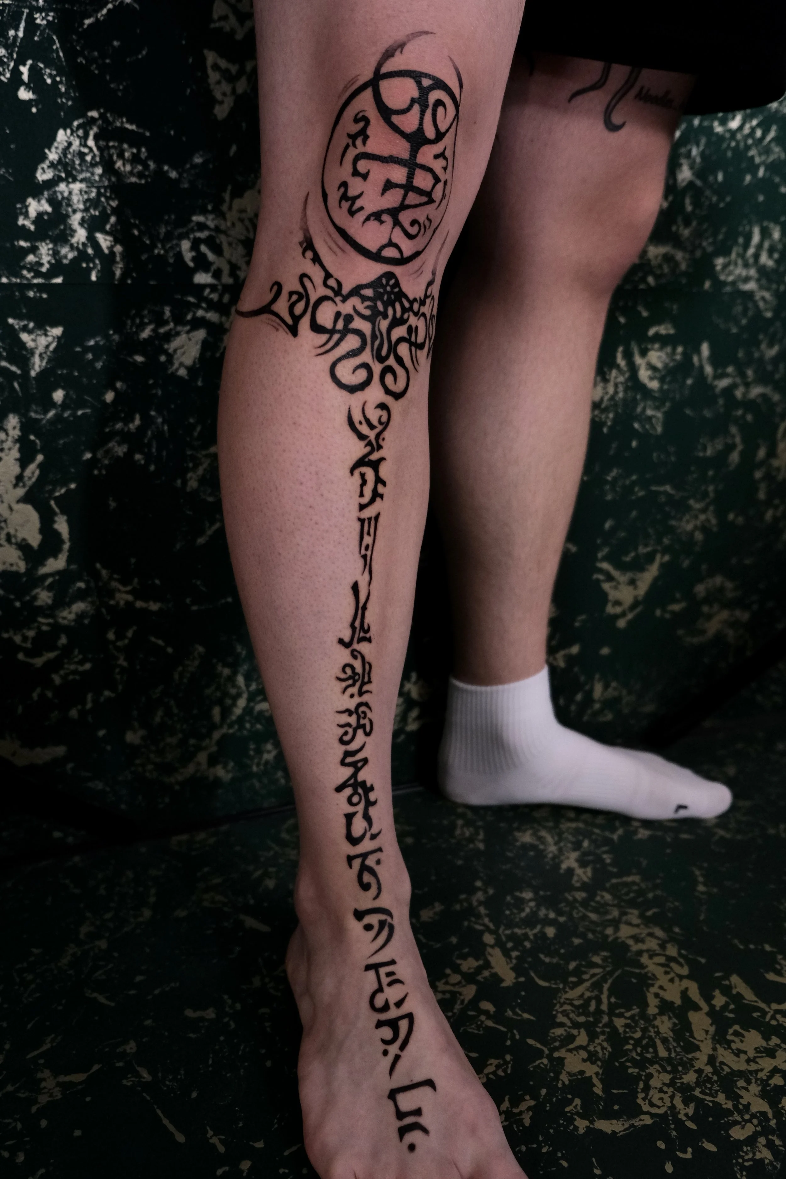 blackwork been sleeve