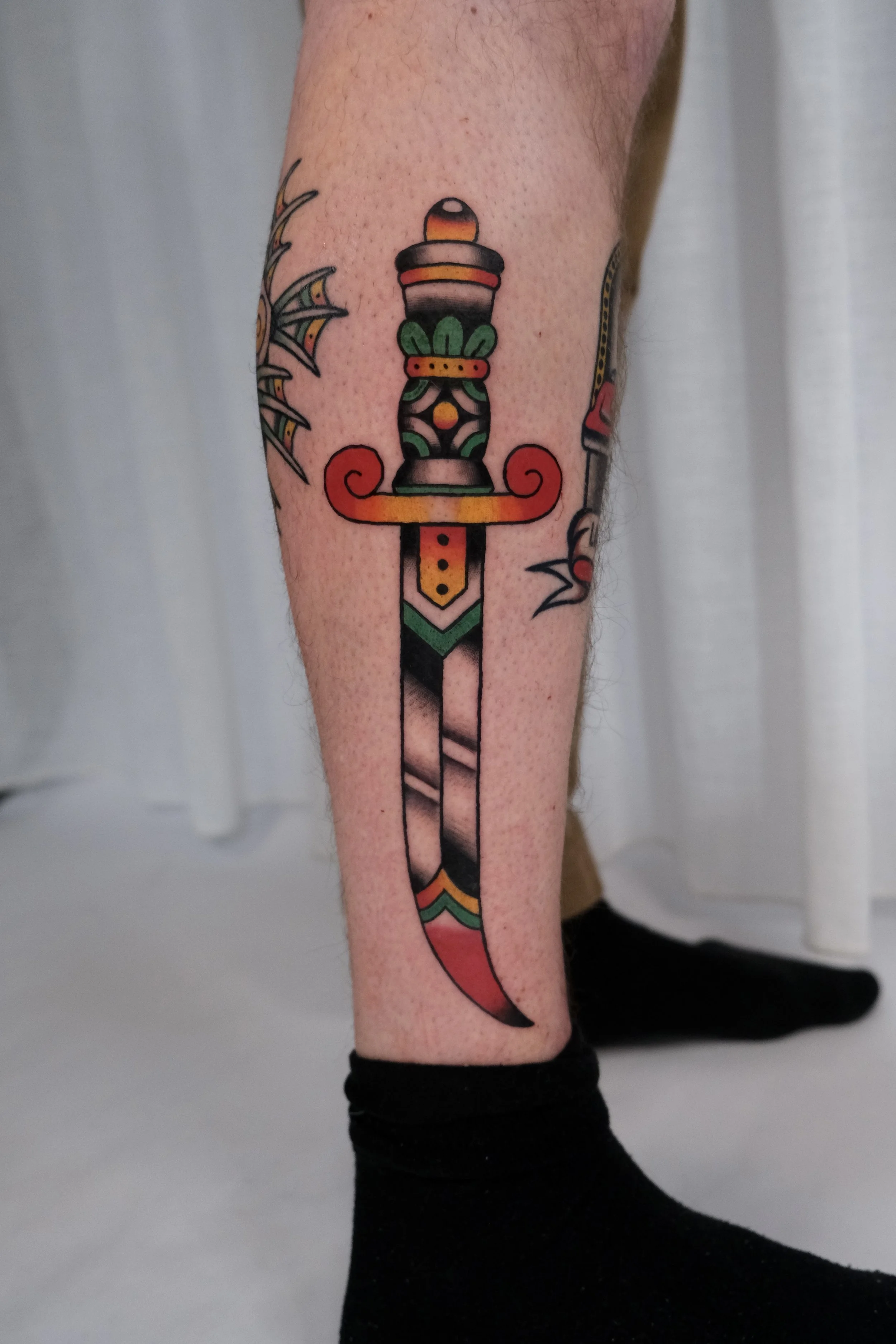 zwaar kleur tattoo