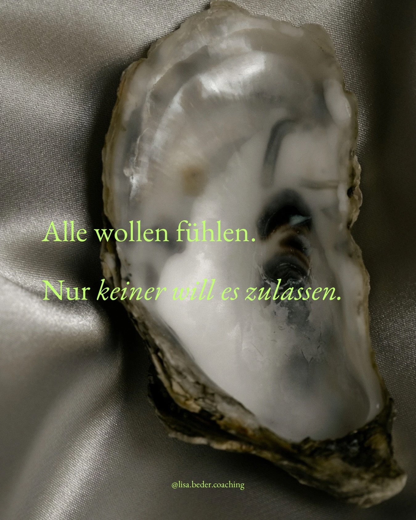 Alle wollen gl&uuml;cklich sein, aber kaum einer ist bereit die Schattenseite auszuhalten. Zu arbeiten, zu reflektieren, loszulassen, damit es wieder dieses Gef&uuml;hl von Gl&uuml;ck gibt. 

Alle wollen Liebe haben. Aber kaum einer will lernen zu ko