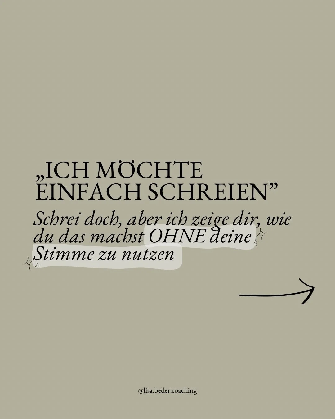 Yes, SCHREI DOCH, aaaaaaber mit einem Twist. Erfahre hier wie du das OHNE deine Stimme zu verlieren, machst 🪄 

📌 speichere dir das gleich f&uuml;r den Moment, wenn das Wutmonster 🤬 in dir das n&auml;chste Mal br&uuml;llen m&ouml;chte. 

#wut #gef