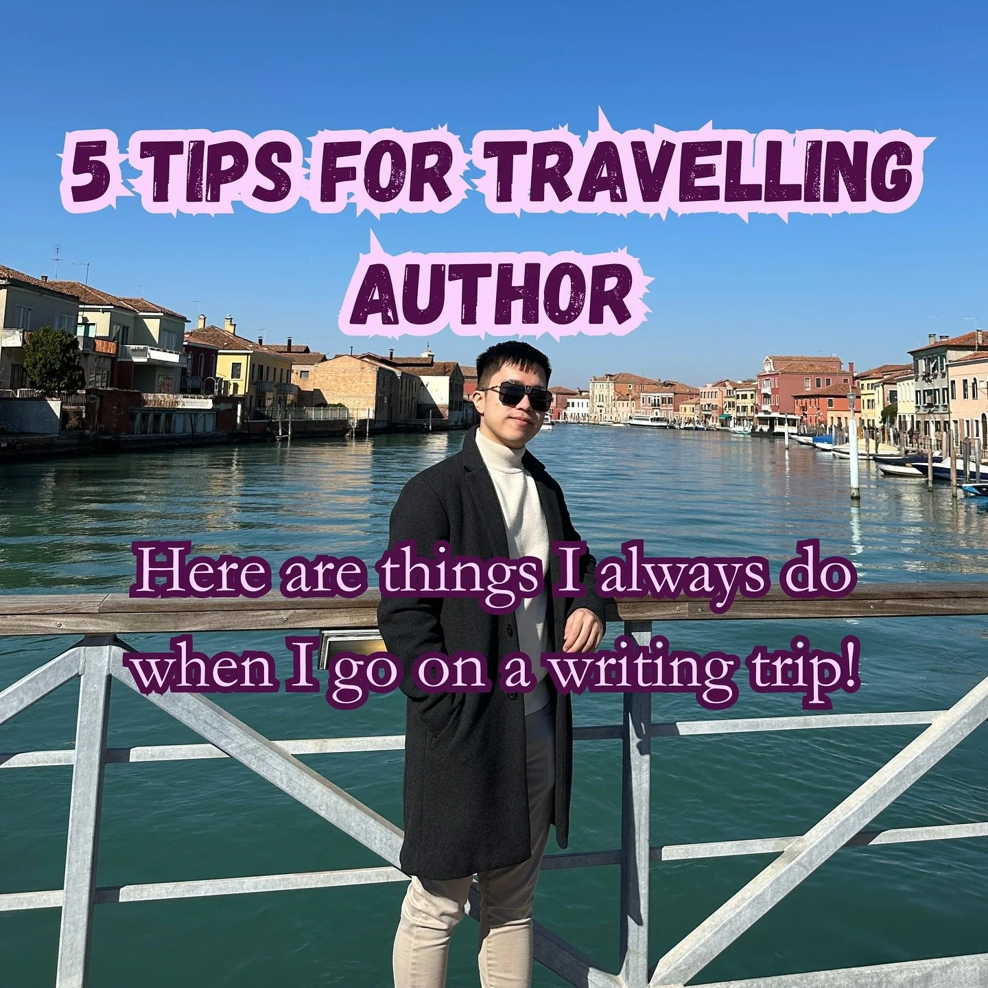 👉 SAVE THIS POST FOR YOUR NEXT WRITING TRIP🖋️
We’ve all been there 😵‍💫. You’re on the road 🌍, suitcase half-open 🧳, laptop buried somewhere under your clothes 👕👗, and your brain is screaming, “WRITE, PLEASE!!” 📝.