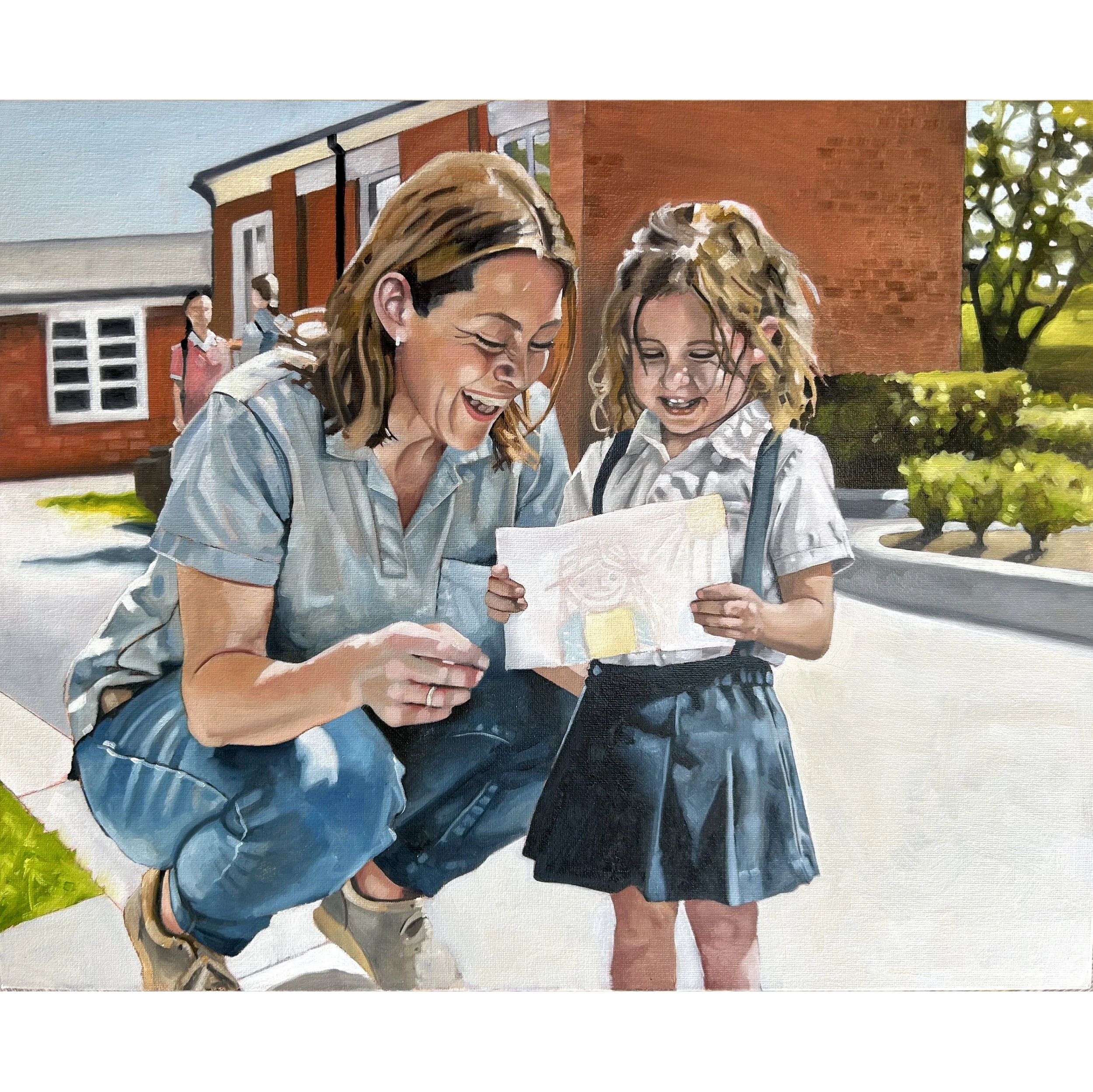 It's you – narrative portrait oil painting