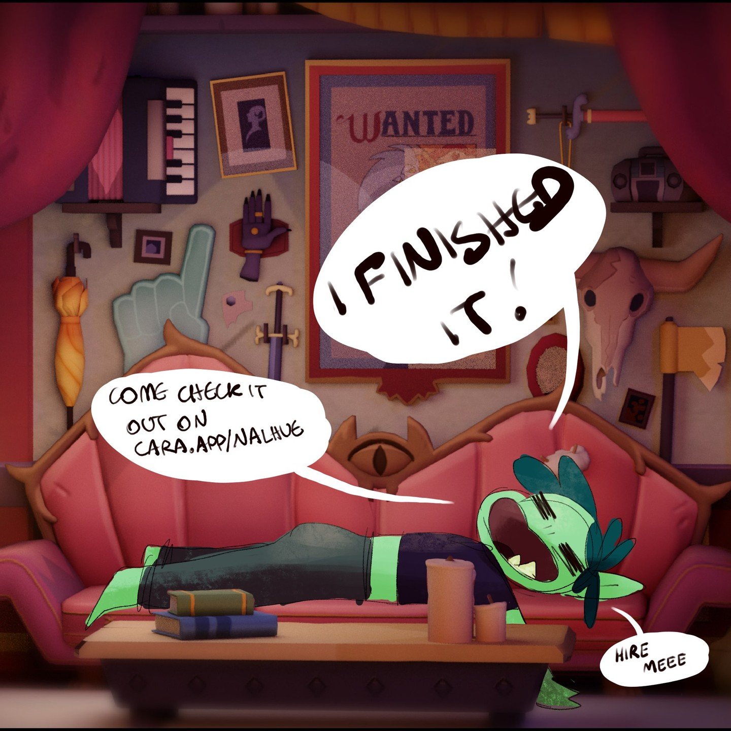 EDIT: corinnefenoglioart.com 👀 I'm actually not using Cara that much 😬
It's past my bedtime, friends
#disney #theowlhousefanart