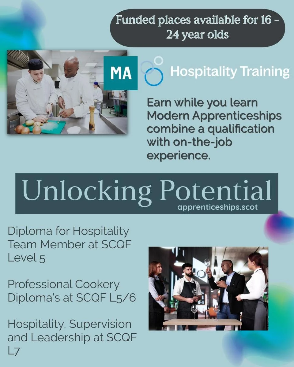 🚀 We&rsquo;ve got exciting news! 

Some of our recent Modern Apprentices have just completed their diploma's&mdash; which means we now have space for the next wave of future talent!

If you&rsquo;re ready to earn, or you have staff that would be kee