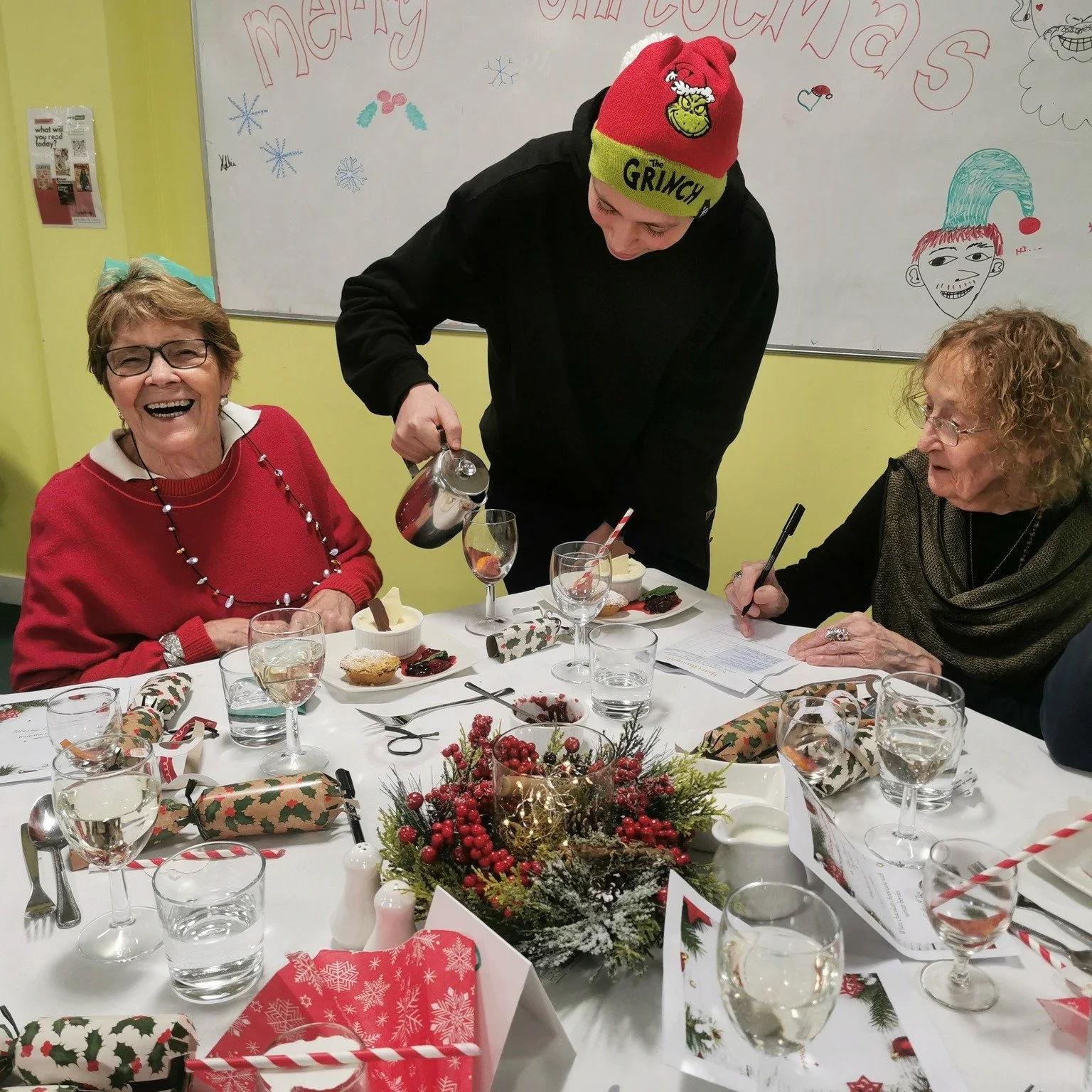 A brilliant second event for @aboyneacadguidance pupils from the Foundation Apprenticeship in Hospitality at Aboyne Academy where we have 2 classes.  They catered for a group from @youngatheartdeeside  The team prepared, cooked and served a delicious