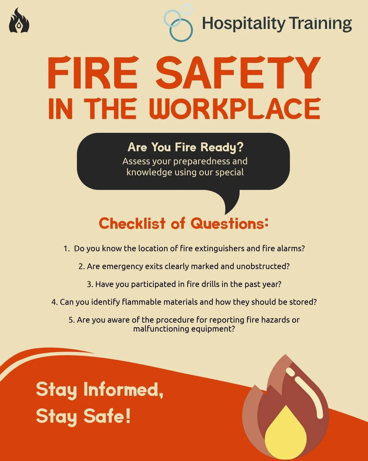 🔥 **Boost Workplace Safety with Our Fire Safety Level 2 Course!** 🔥

Ensure your staff are prepared and confident in the event of a fire. Our **Fire Safety Level 2 course**, fully **Qualsafe certified**, is designed for anyone responsible for safet