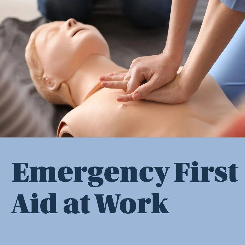 🩹 Emergency First Aid at Work &ndash; Monday 19th January 🩹

Equip your team with the skills to respond confidently in an emergency. Our Qualsafe-certified Emergency First Aid at Work course covers:

✅ CPR and AED use
✅ Managing choking, bleeding, 