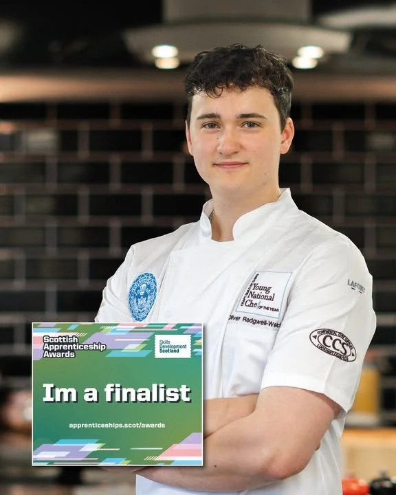 Finalist Announcement! 🌟

We&rsquo;re delighted to share that our Modern Apprentice candidate, Oliver Redgwell Welch, has been shortlisted as a finalist in the Modern Apprentice of the Year &ndash; Level 5 category at the Scottish Apprenticeship Awa