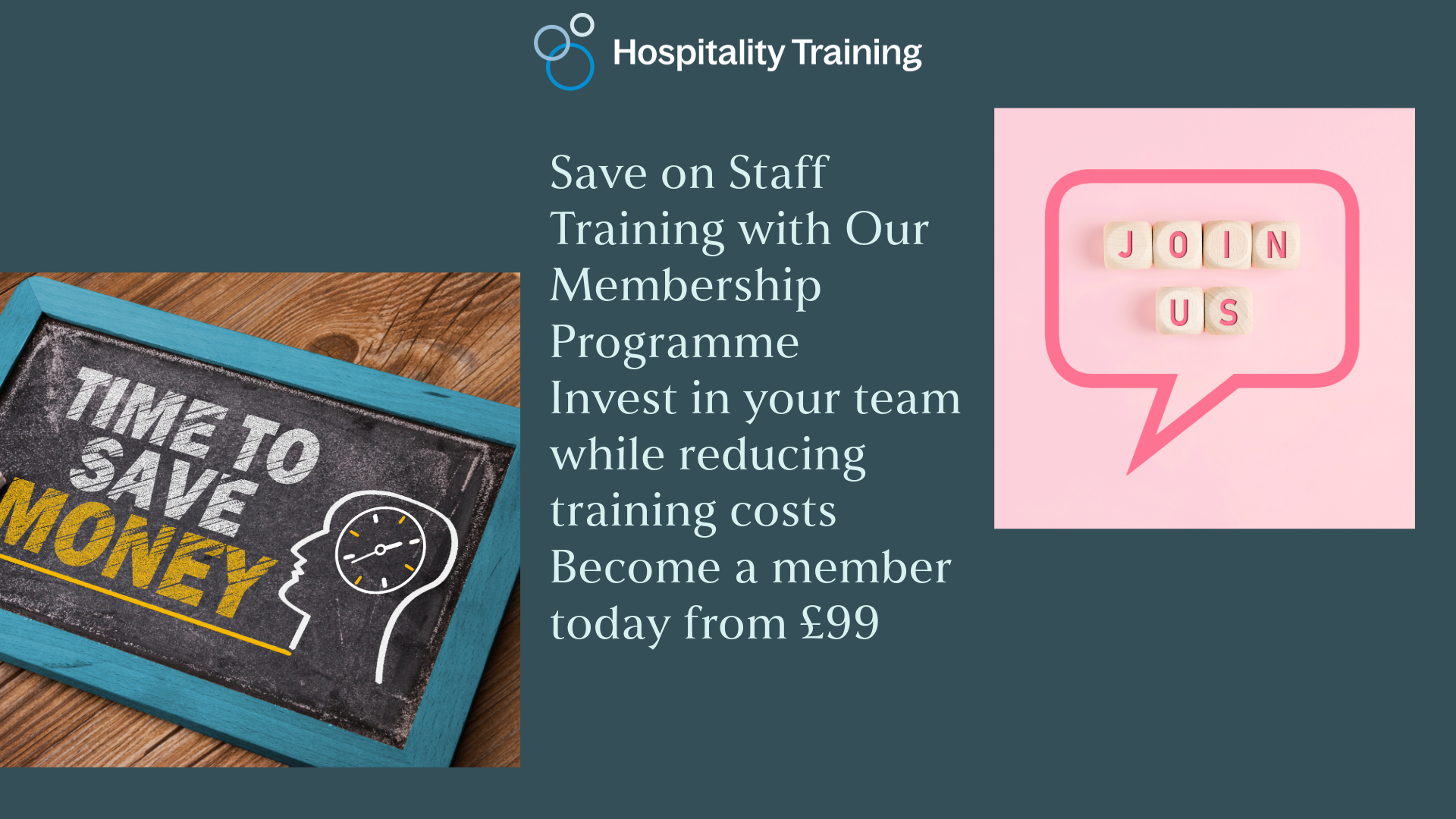 Save money on training by becoming a member