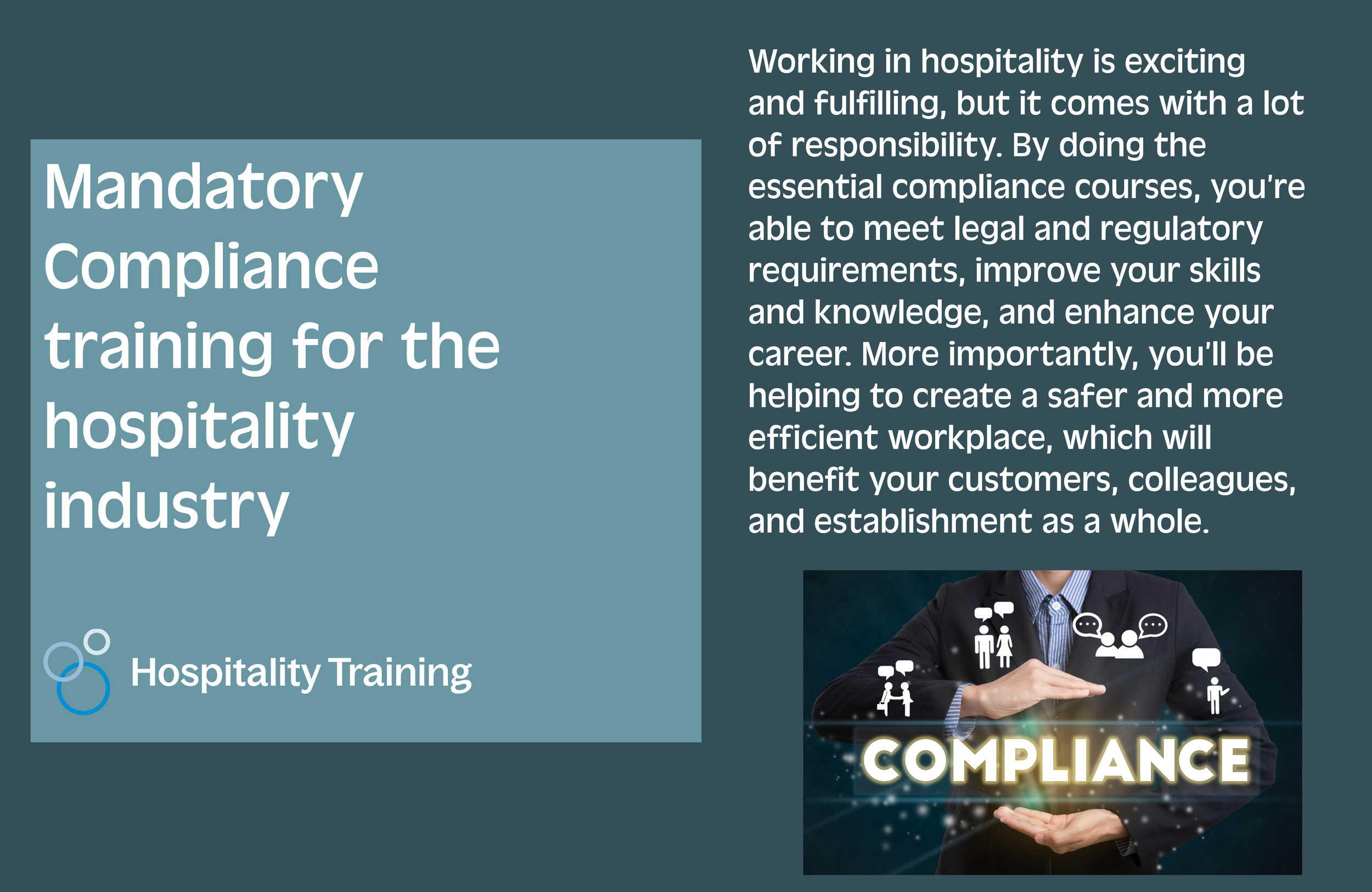 Compliance training for the hospitality industry