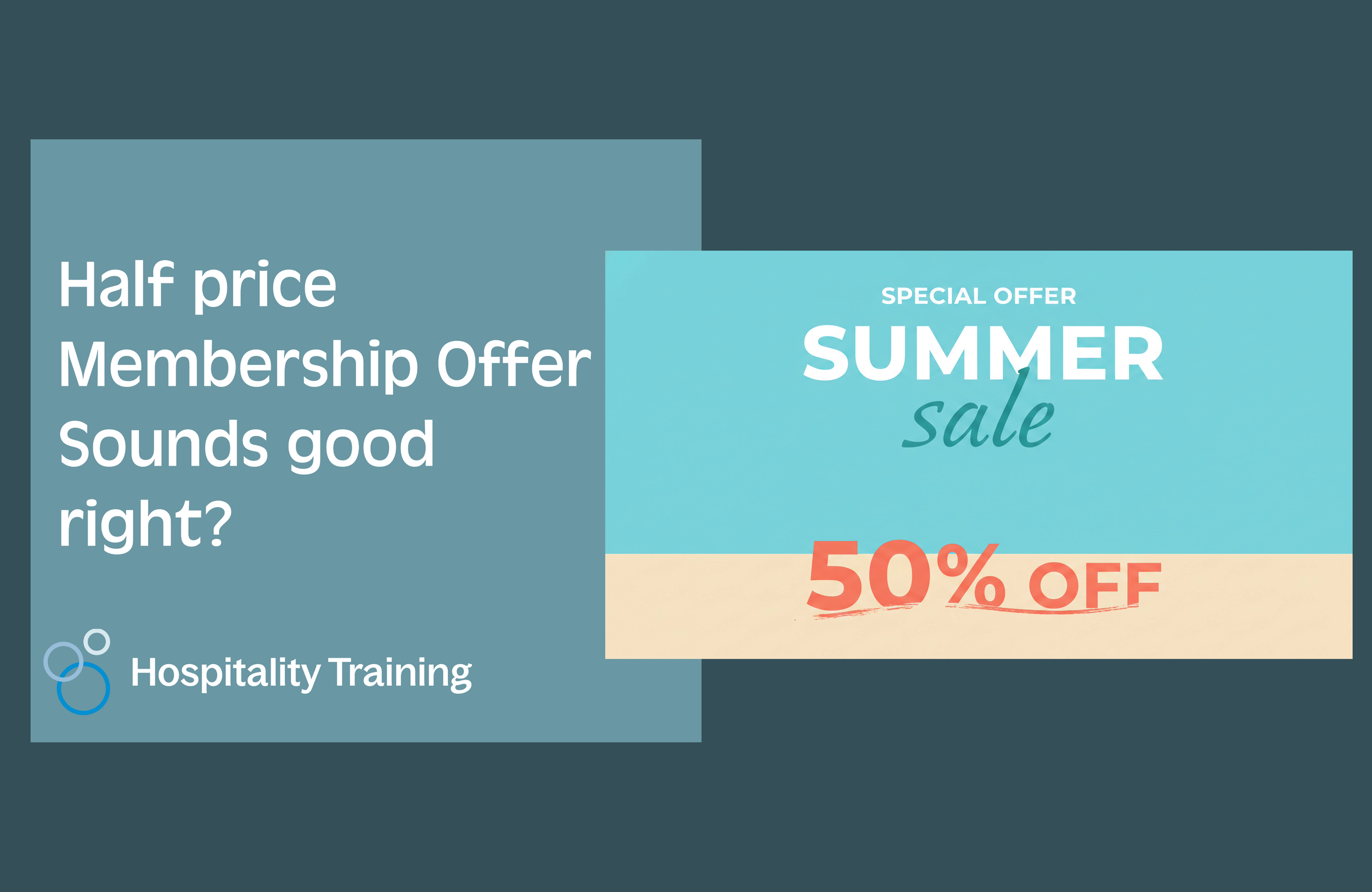 Join today with membership half price for a limited time