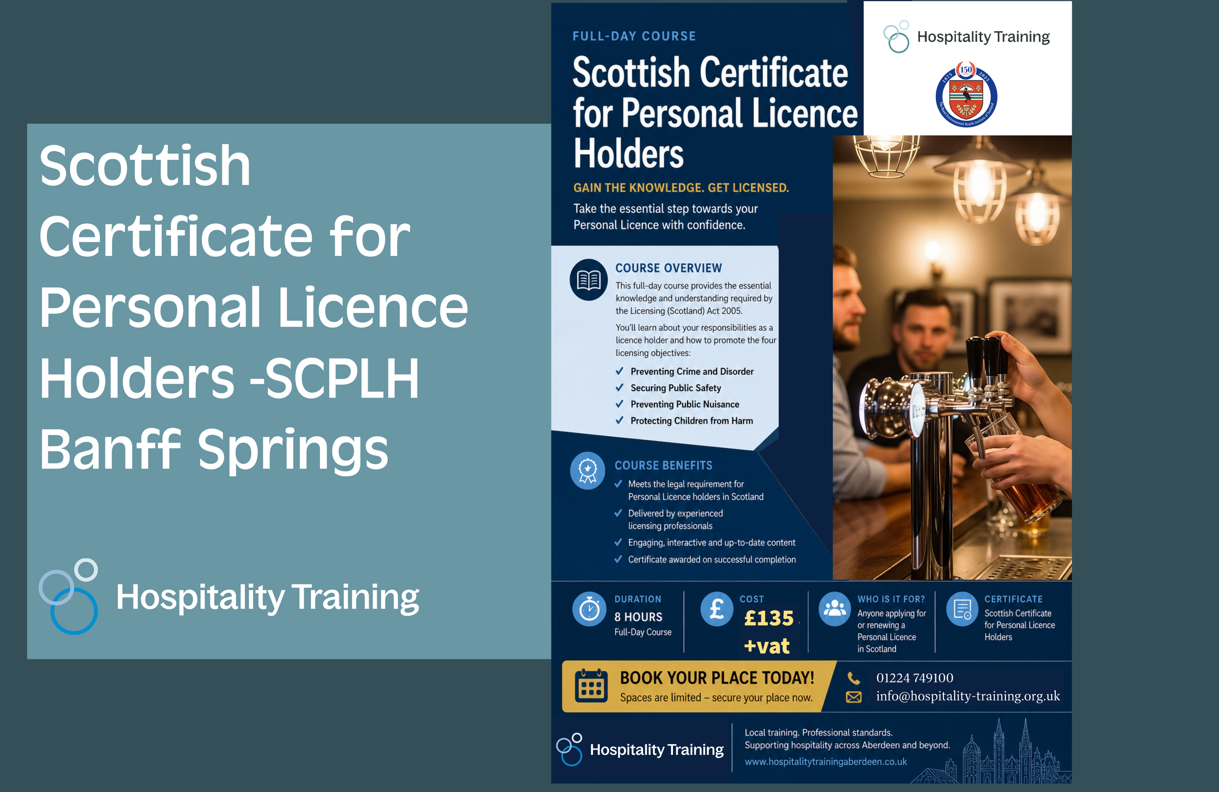 SCPLH - Scottish Certificate for Personal Licence Holders Banff Springs course 8/9/26
