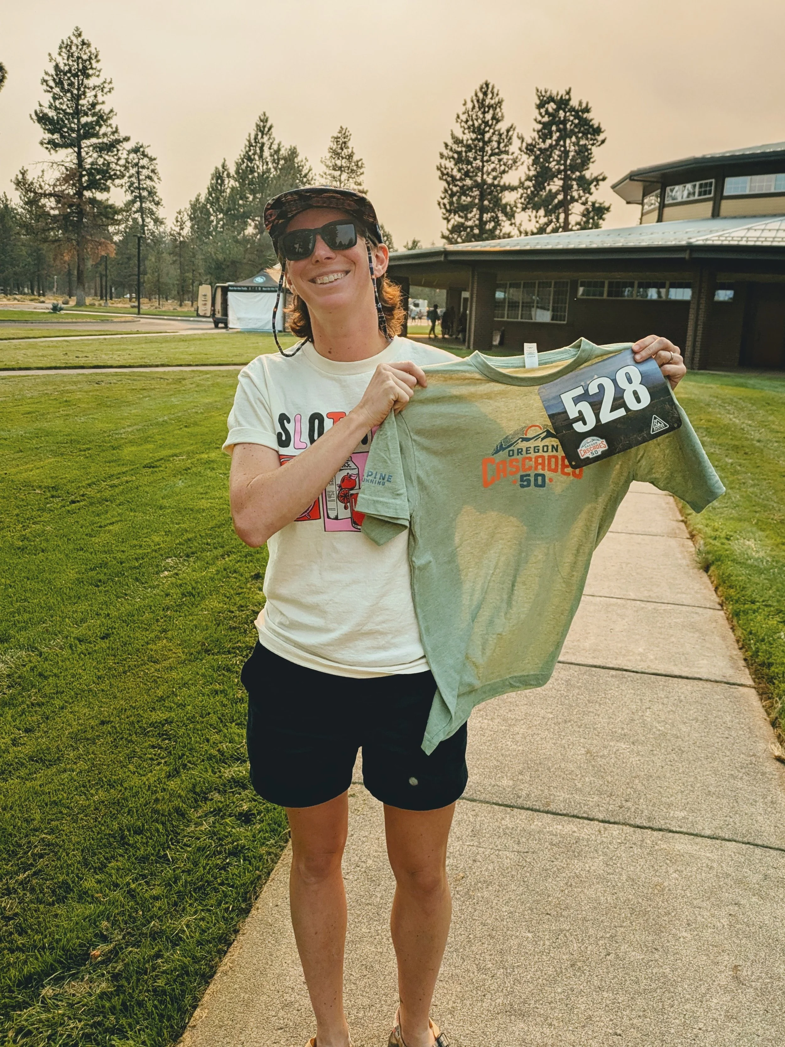 Kenny and the terrible, horrible, no good, very bad air quality index (The Oregon Cascades 50 Recap)