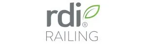 RDI Railing logo with a leaf design