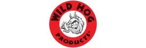 Wild Hog Products logo featuring a cartoon hog face inside a red circle.