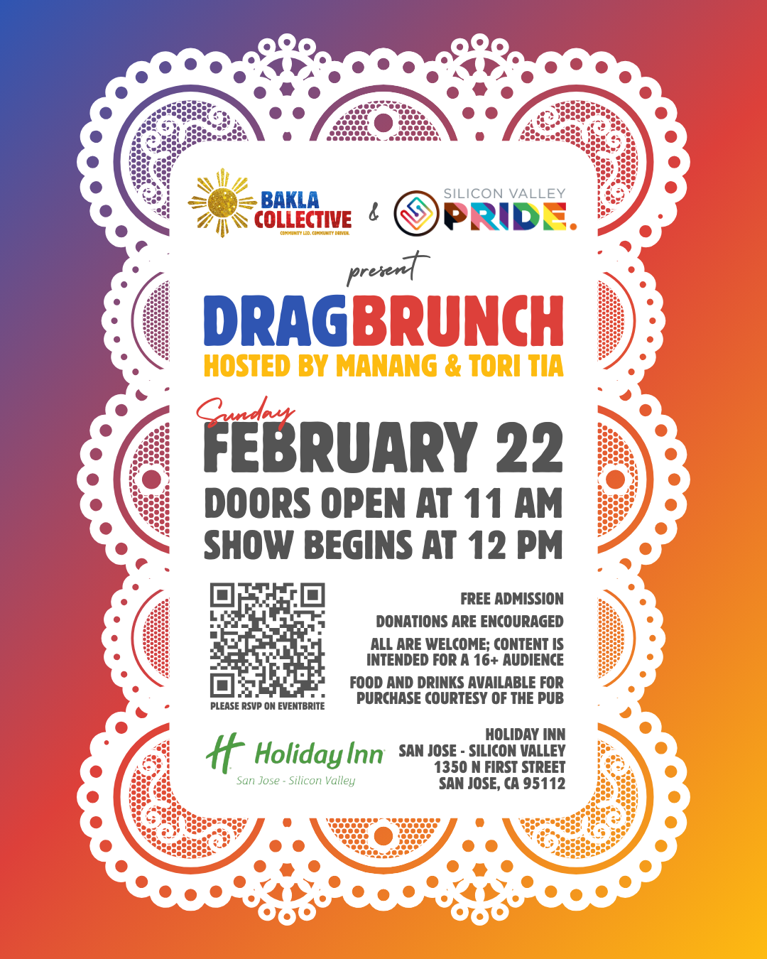 Drag Brunch - Bakla Collective x SV PRIDE