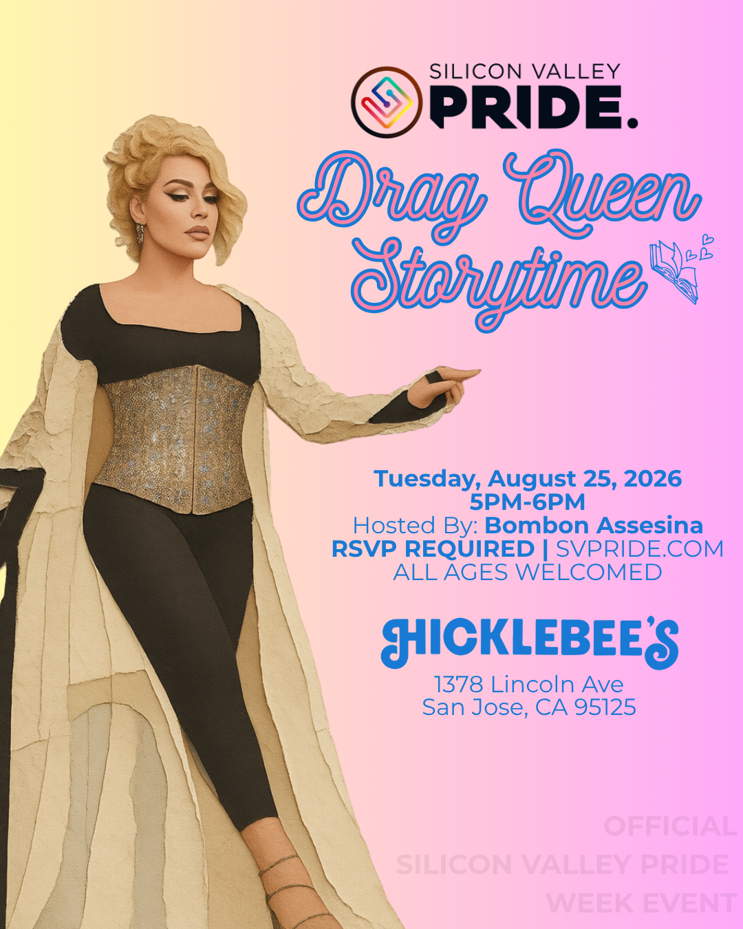 Drag Queen Storytime featuring Bombon Assesina