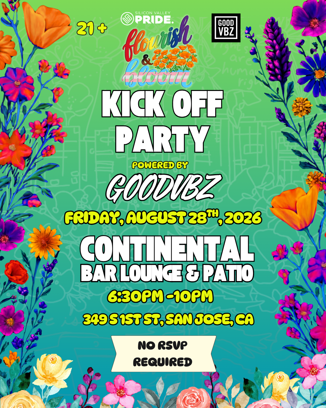 Silicon Valley PRIDE Official Kick-Off Party