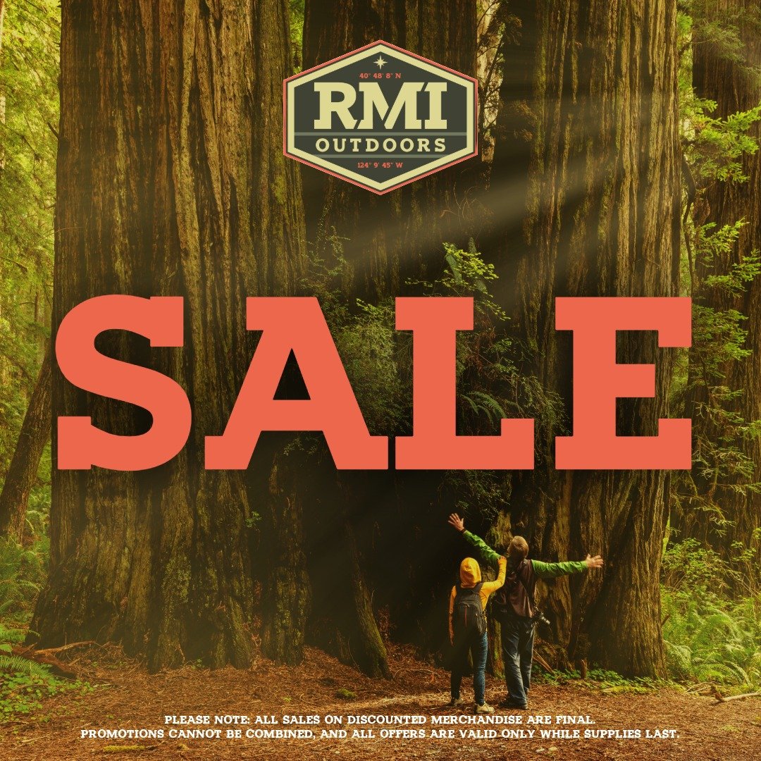The adventure just got more affordable! Our RMI Outdoors sales page features incredible deals on all the gear you need to explore. Don't miss out on these limited-time savings!
https://www.rmioutdoorseureka.com/sale