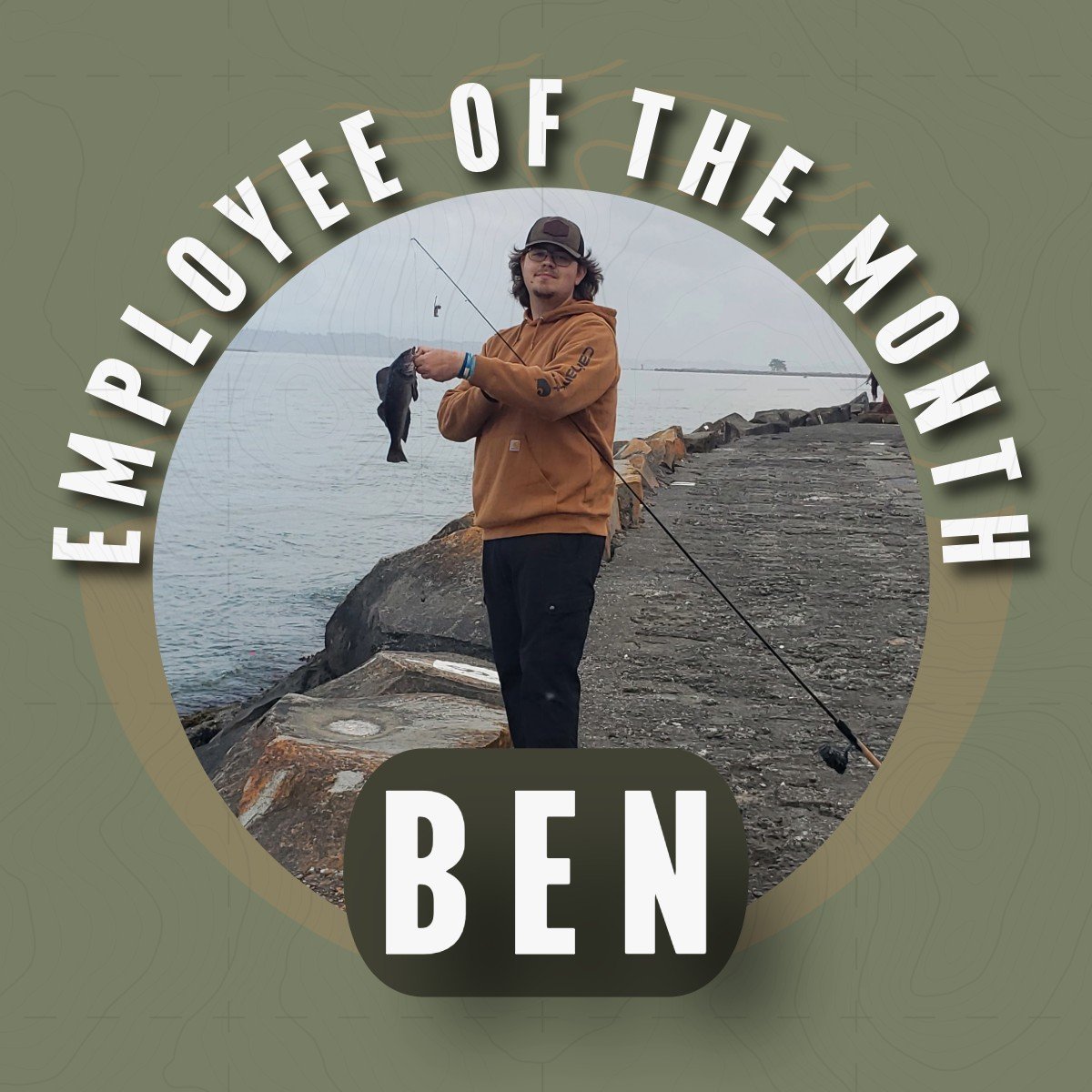 **EMPLOYEE OF THE MONTH** Ben Danner is a dynamic talent! From learning on a laser engraver at Eureka High, he now expertly manages engraving, works the front counter, and assembles trailers. Your enthusiasm inspires us daily, Ben—thank you!
.