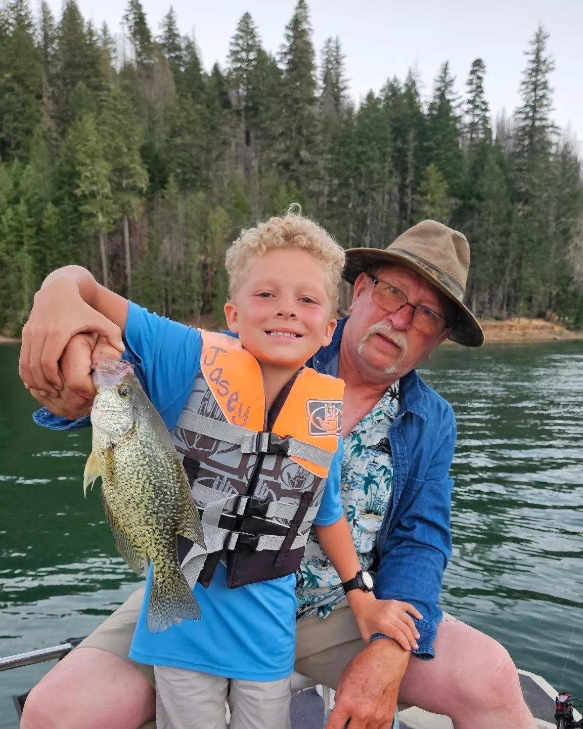 Bronson, who is eight years old, made an amazing catch while fishing at Ruth Lake this past weekend, and has entered the Screamin Reels Contest!!